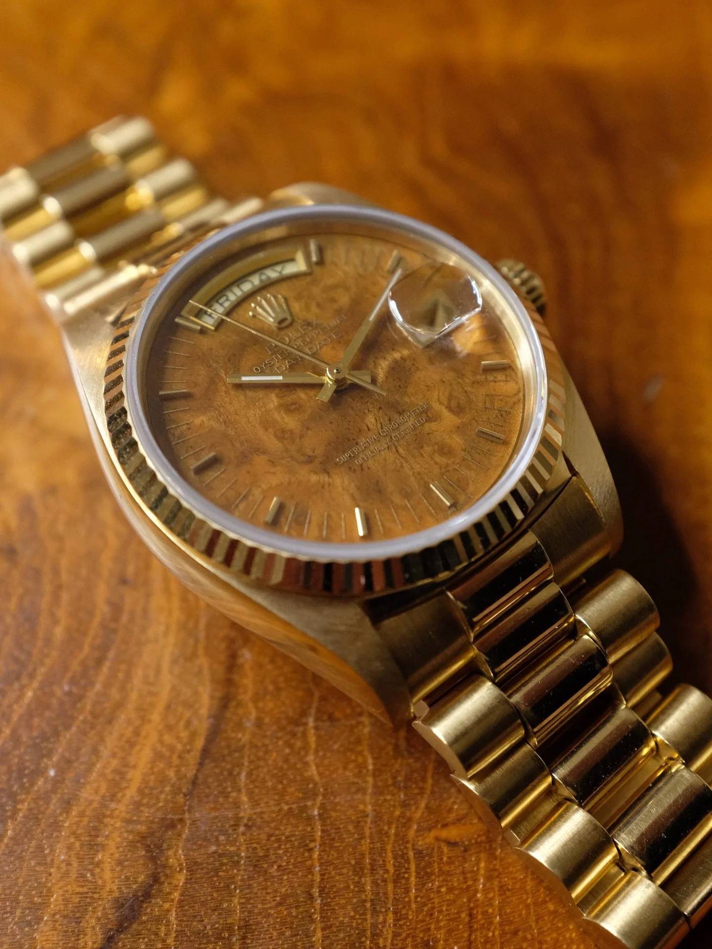 Ever seen a Day-Date with an invisible dial?