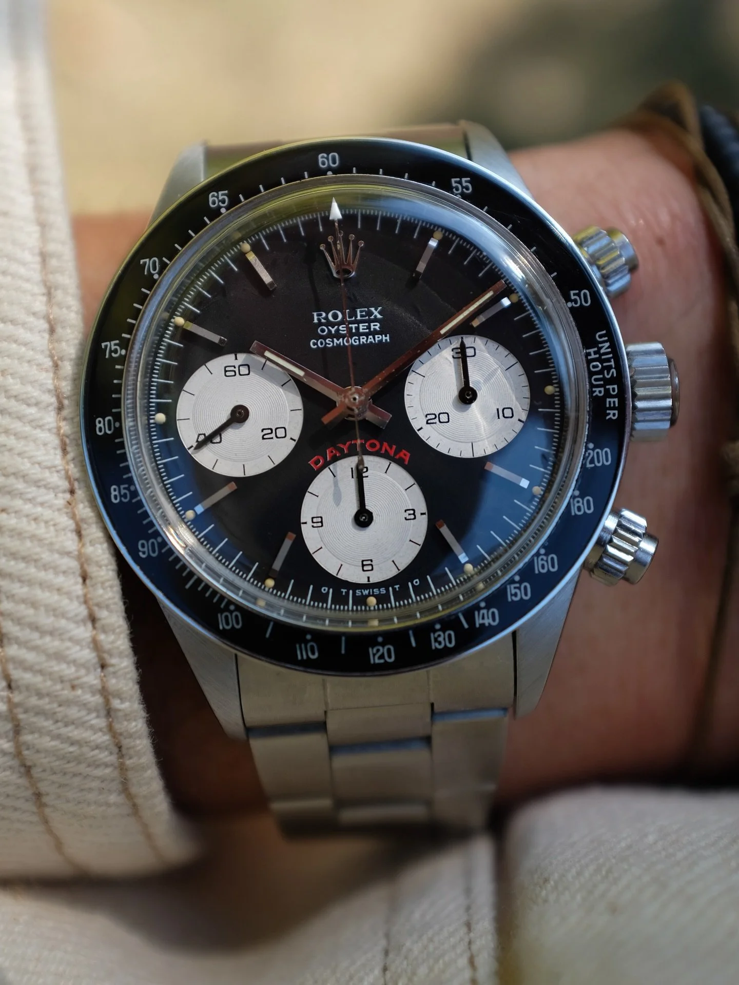 Sigma in more ways than just the dial. 

-1975 Rolex Daytona 6263 &ldquo;Big Red&rdquo;