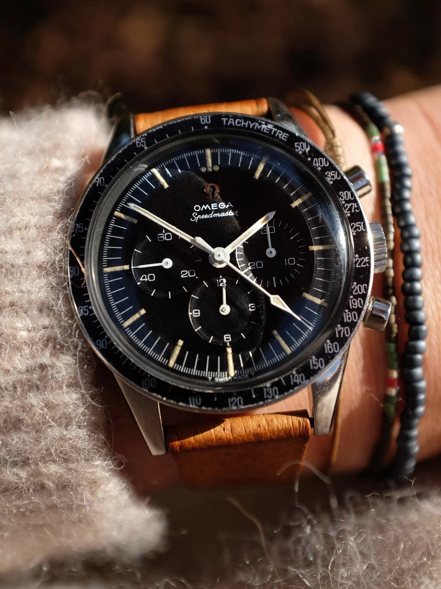 The original Ed White Speedmaster is my favorite Speedmaster of all time. Sure, there are so many others that are more rare, coveted and iconic, but none in my opinion have the same balance of sportiness, wearability, charm, and versatility. Of all o