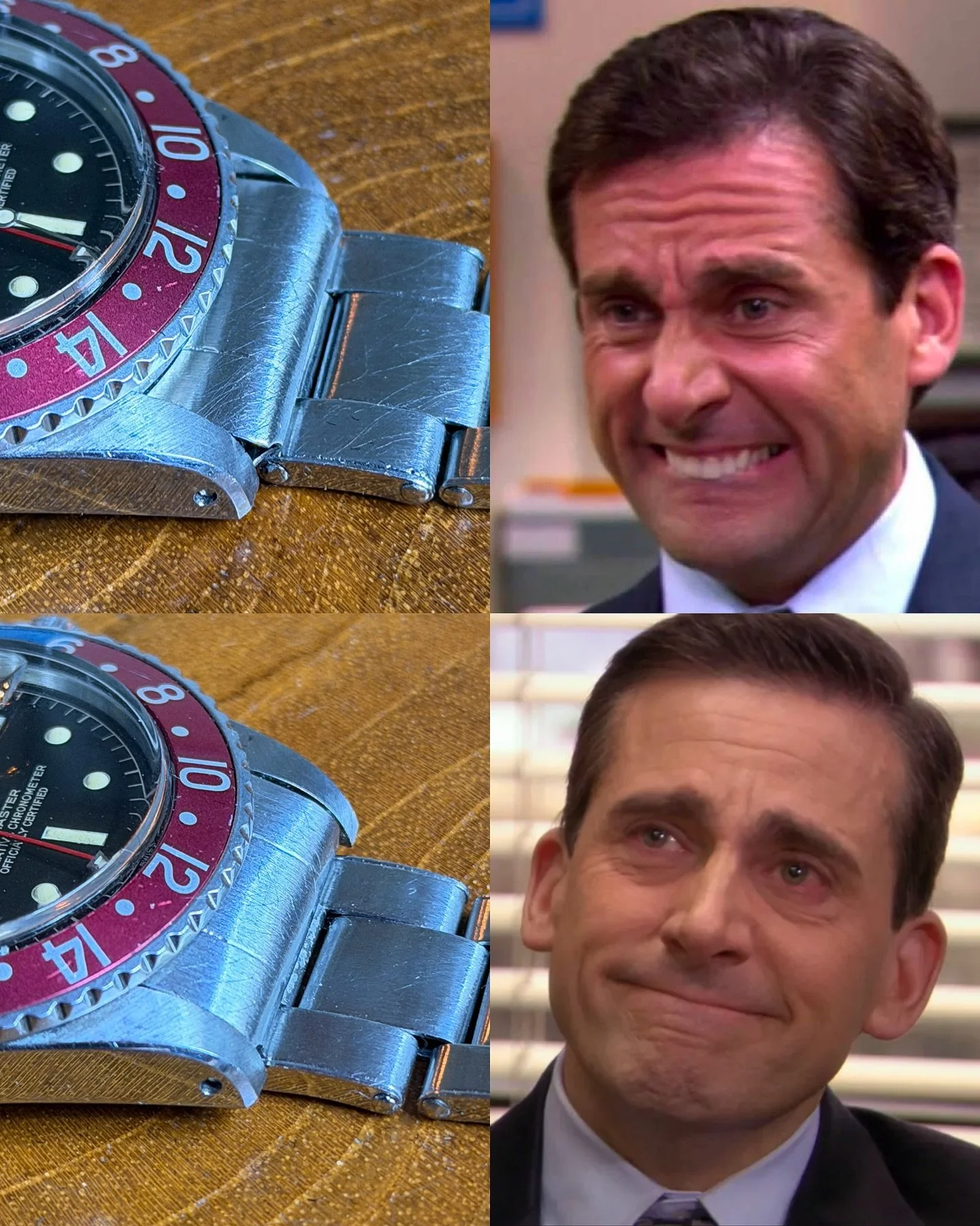 Just a quick reminder that you don&rsquo;t have to go on living with some loose &amp; out of shape endlinks on your rare and expensive vintage Rolex, making all that noise and rubbing the serial number off your case. I can fix it for you. 

The reaso