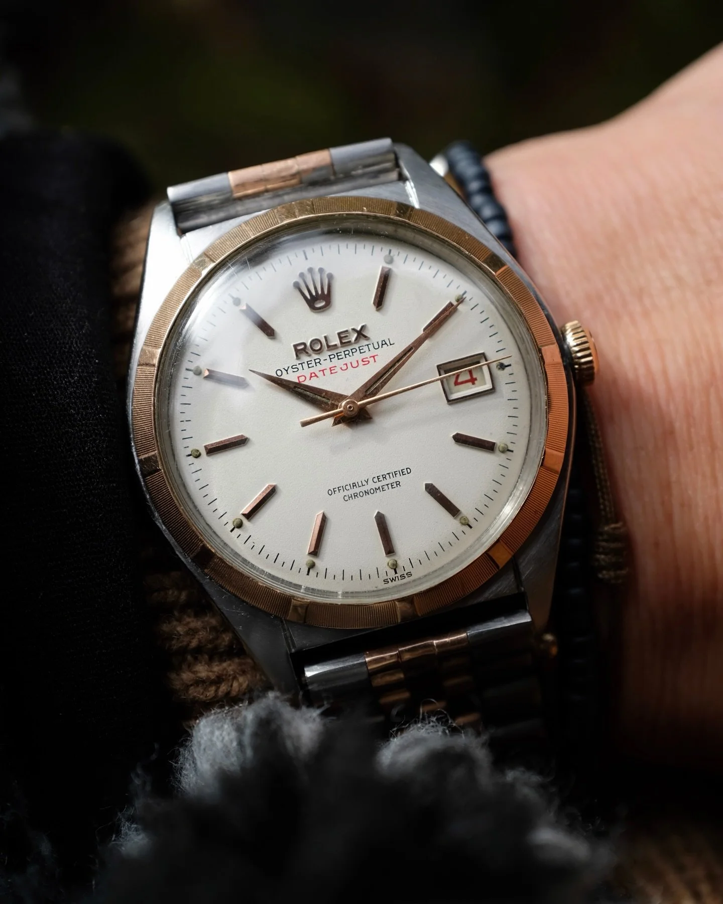 I know today isn&rsquo;t the 4th, but for the purposes of this roulette date wheel it is. 

1950 Rolex Datejust Ovettone 5031