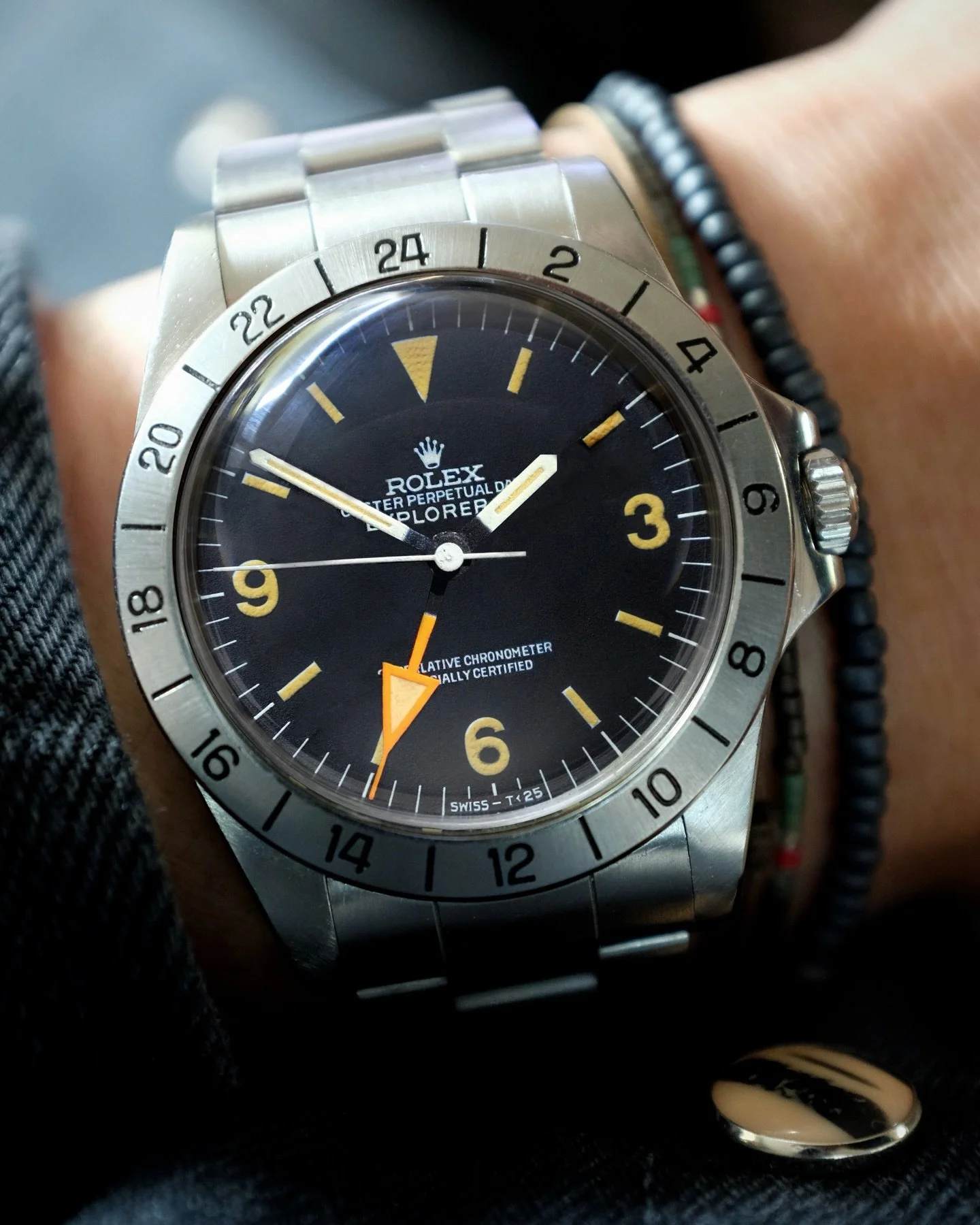 If you&rsquo;ve ever had a hard time choosing between an Explorer I and Explorer II, now you don&rsquo;t have to. 

-1972 Rolex Explorer&sup2; 1616