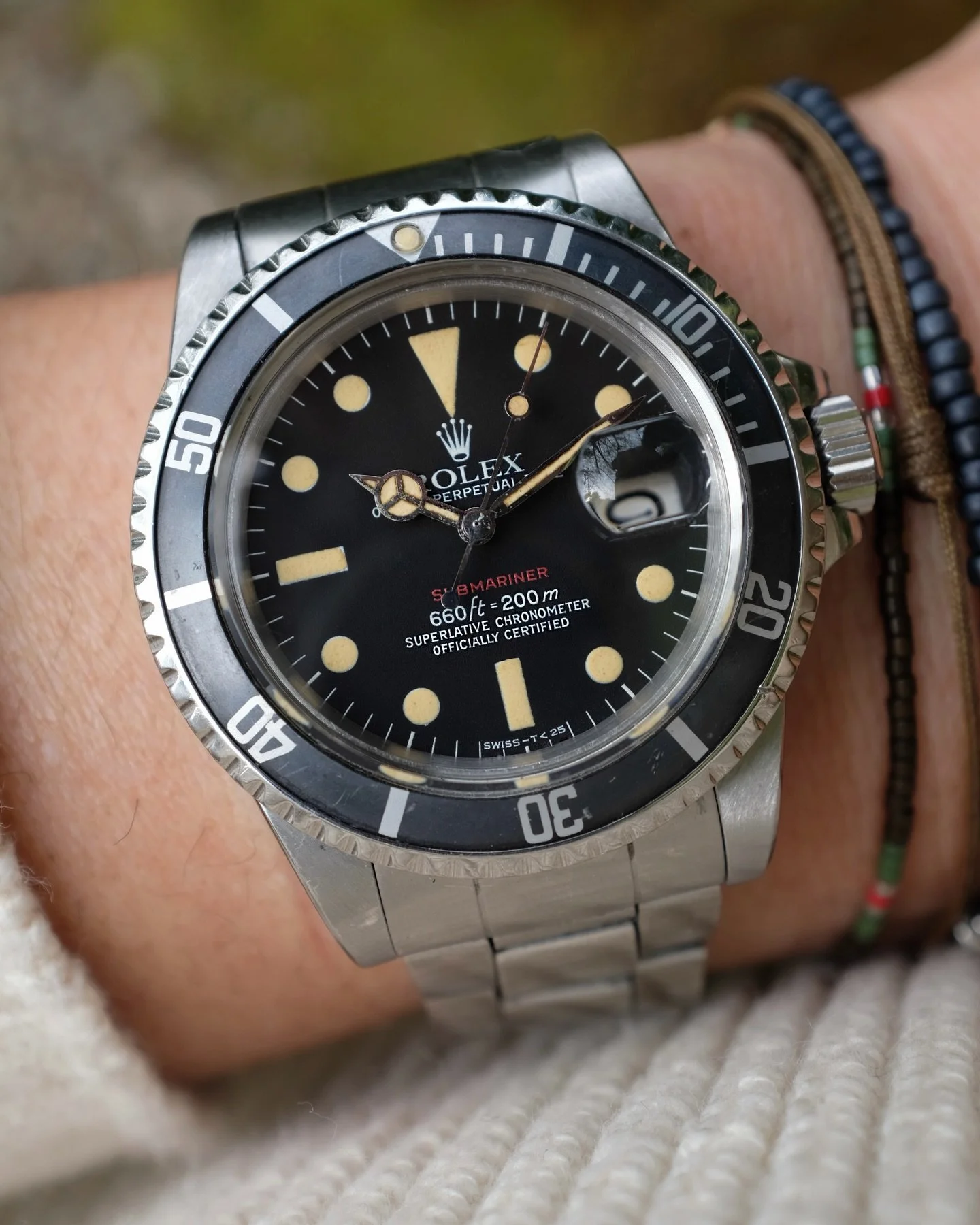 It&rsquo;s silly, but that one line of red print is one of the most satisfying details ever on a Rolex.