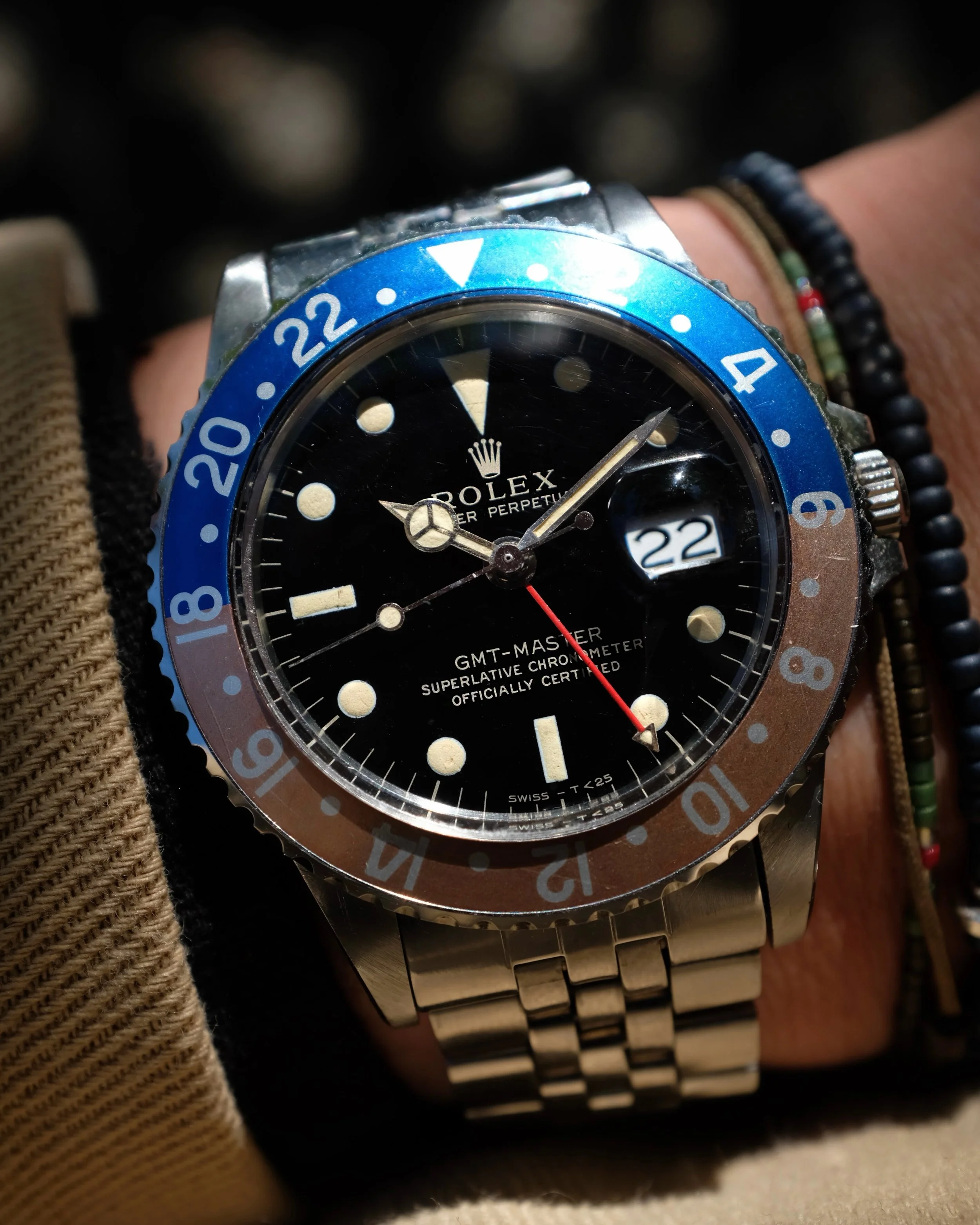 I&rsquo;ve said it before and I&rsquo;ll say it again: they just don&rsquo;t make em like they used to. 

-1966 Rolex GMT-Master 1675