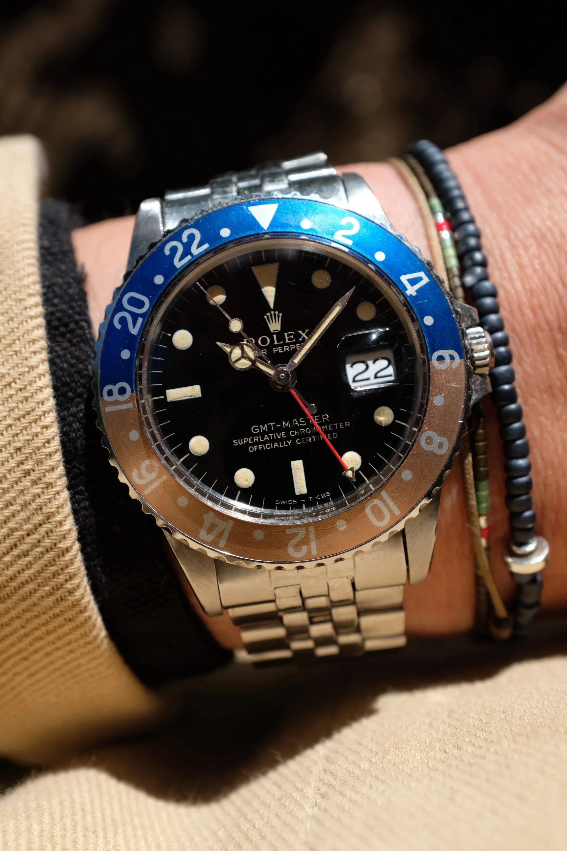 1966 Rolex GMT-Master 1675 Gilt Dial