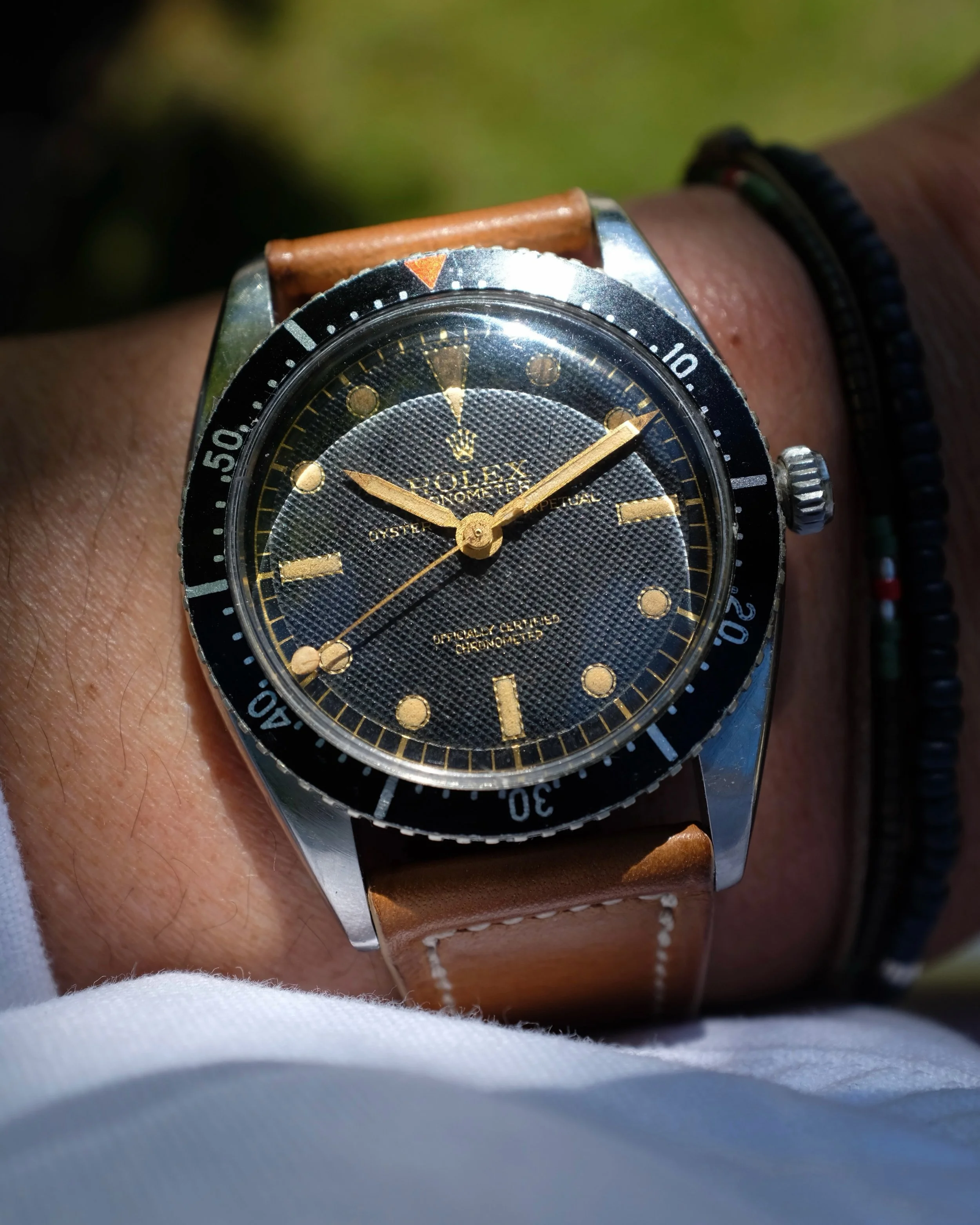 This thing has got me staring at my wrist all damn day. 

-1954 Rolex Turnograph 6202 Monometer