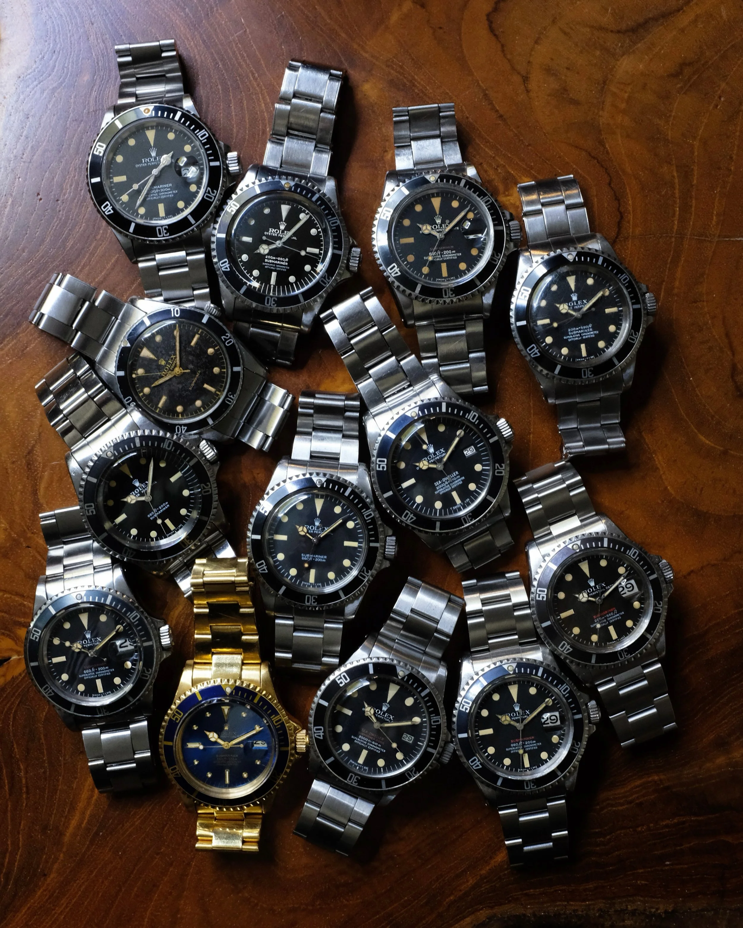 Just wanted to see how many vintage Rolex dive watches I can fit into one photo.