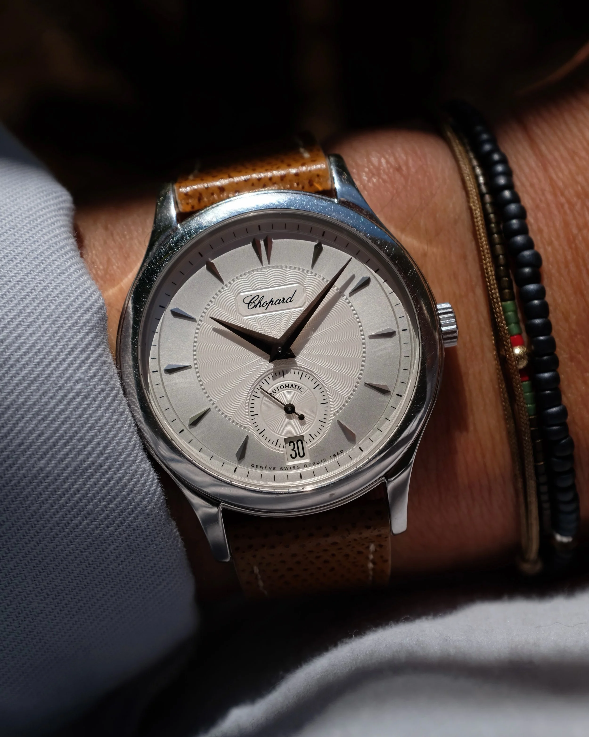 The only thing simple about this watch is your decision to wear it everyday. 

-2000 Chopard LUC 16/1860/2 Limited Edition in 18k WG Full Set