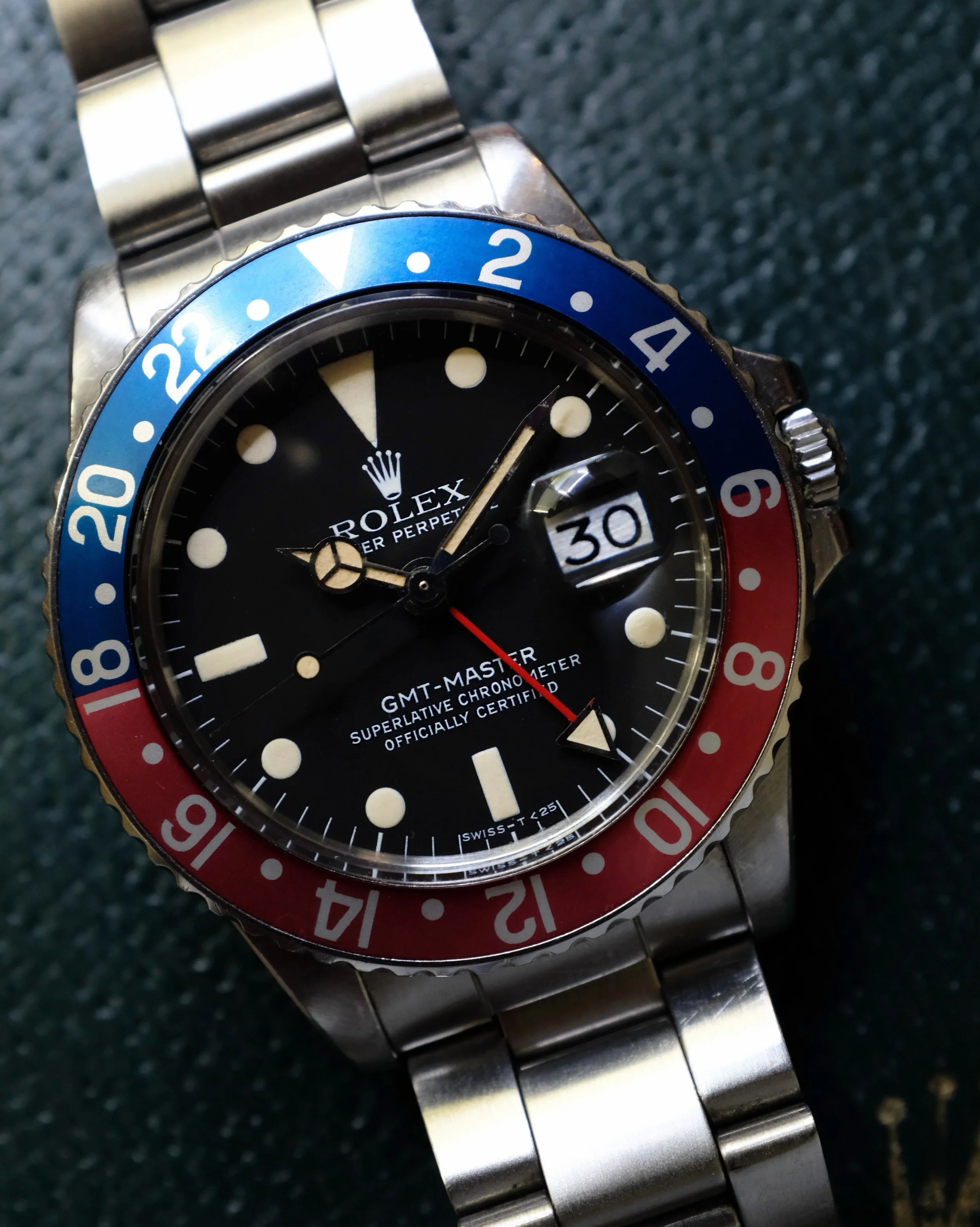 Neglected in the best possible sense. 

-1978 Rolex GMT-Master 1675 MK5 w/ box &amp; paper
