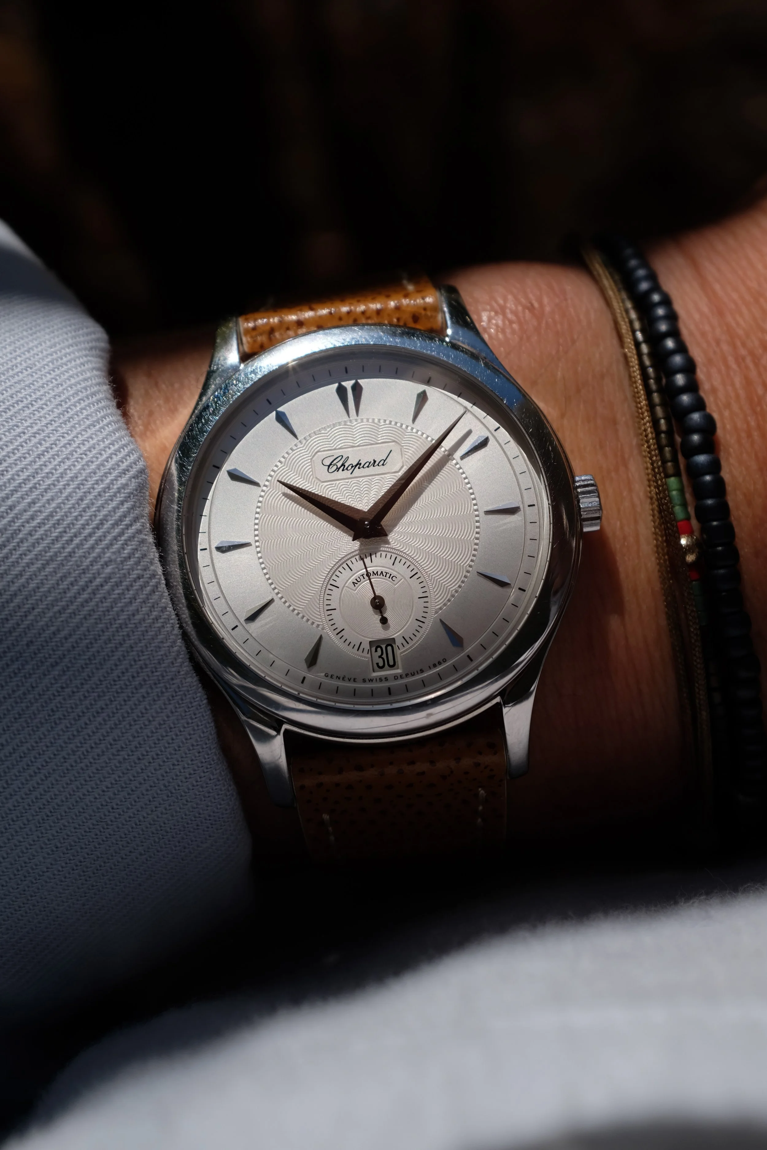 SOLD - 2000 Chopard LUC 16/1860/2 Limited Edition WG Guilloche Dial