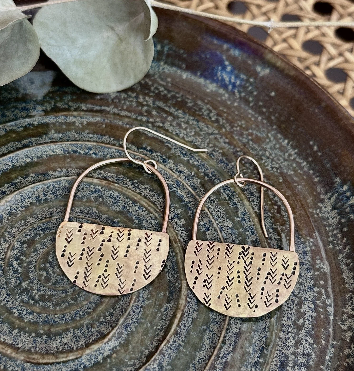 [may 18] Metalsmithing with Brass or Copper: Stamping & Soldering Earrings