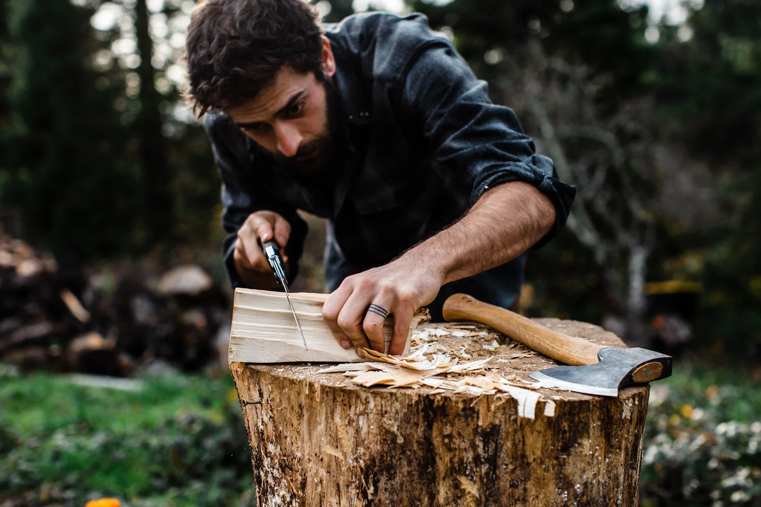 [july 18] greenwood spoon carving
