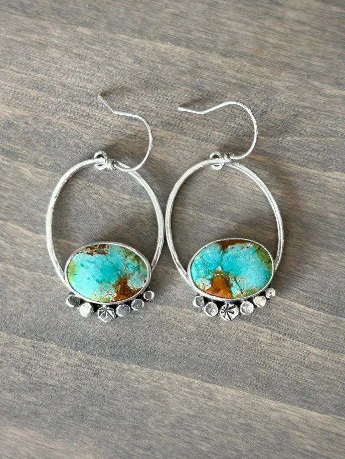turquoise earrings silversmithing intermediate.jpg