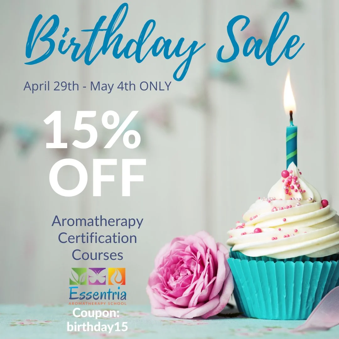 🎉 We just turned 7 &ndash; and YOU Get the Gift! 🎉⁠
💧 Save 15% on all our certification courses and bundles! 💧⁠
If you&rsquo;re passionate about essential oils and ready to take the next step, now&rsquo;s the time. Learn safely, confidently, and 