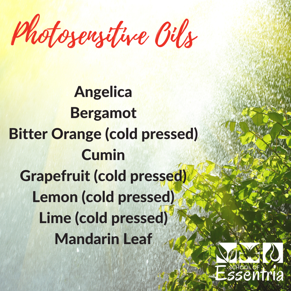 Photosensitive Essential Oils — Essentria Aromatherapy School