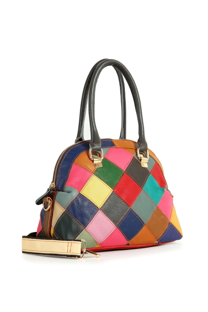 NEW! Multi Leather Belted Tote