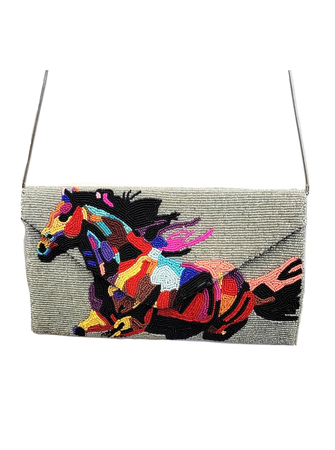NEW! Beaded Horse Handbag