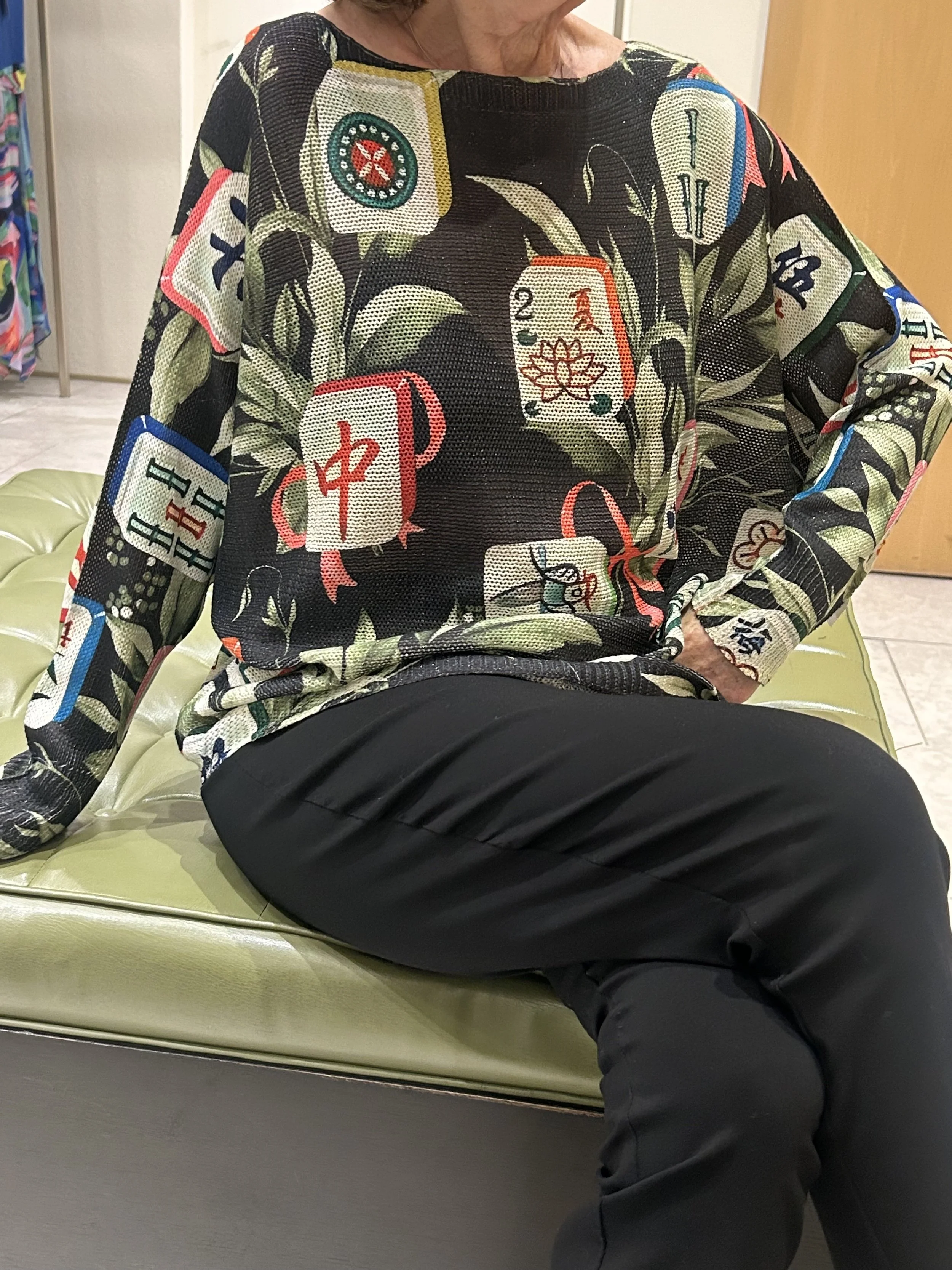 NEW! Mahjong Lurex Sweater