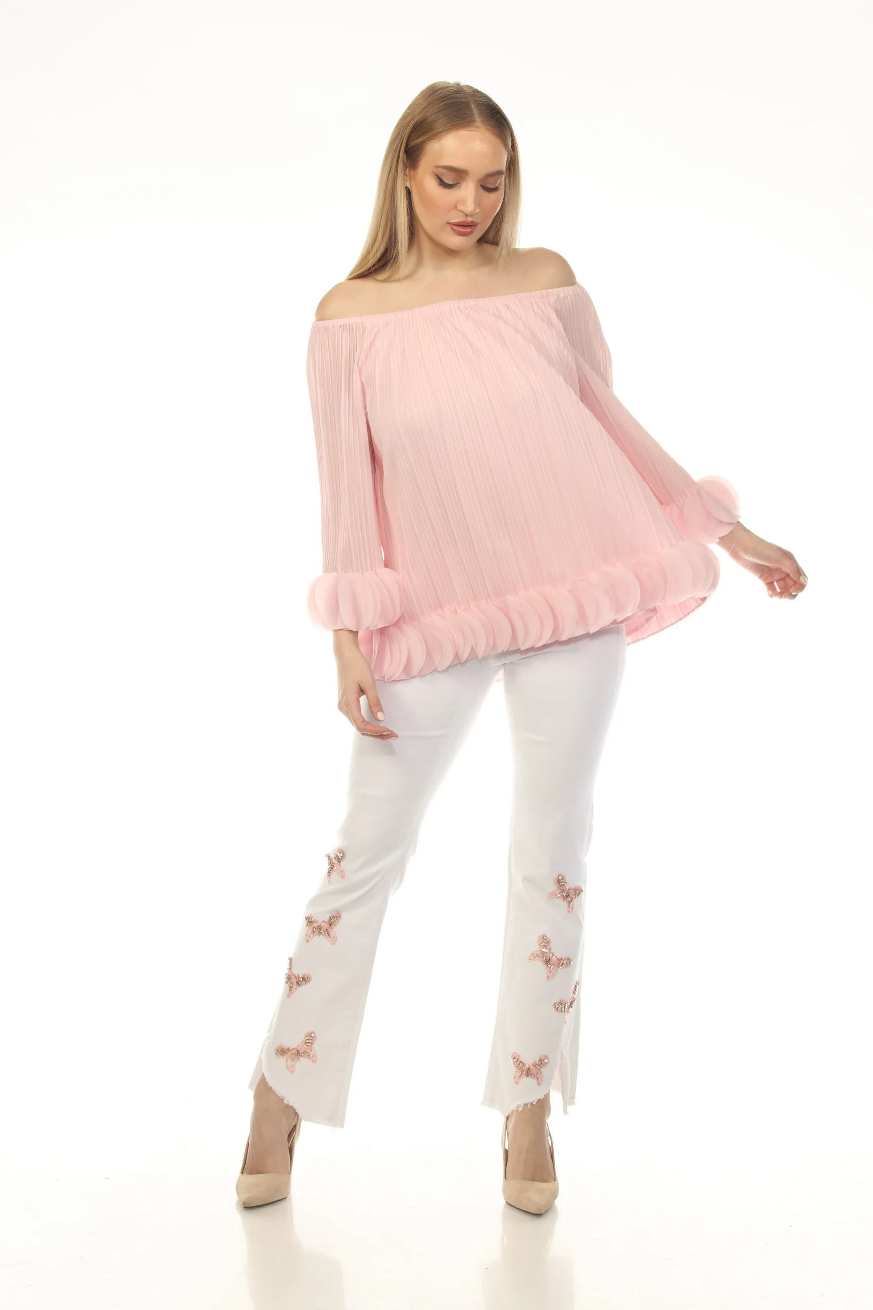 NEW! Ruffle Bottom Blouse