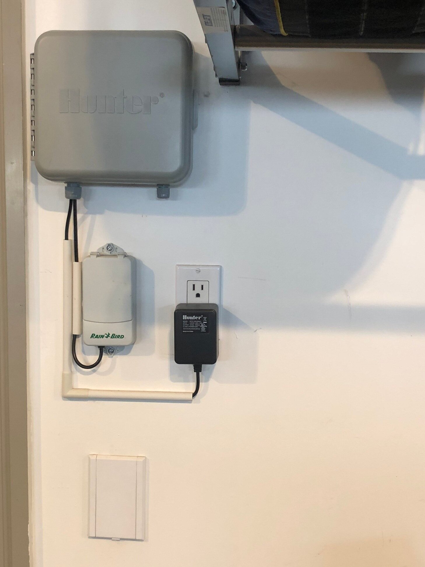 Irrigation System Controller - Relocation / Central Vacuum Outlet - Addition