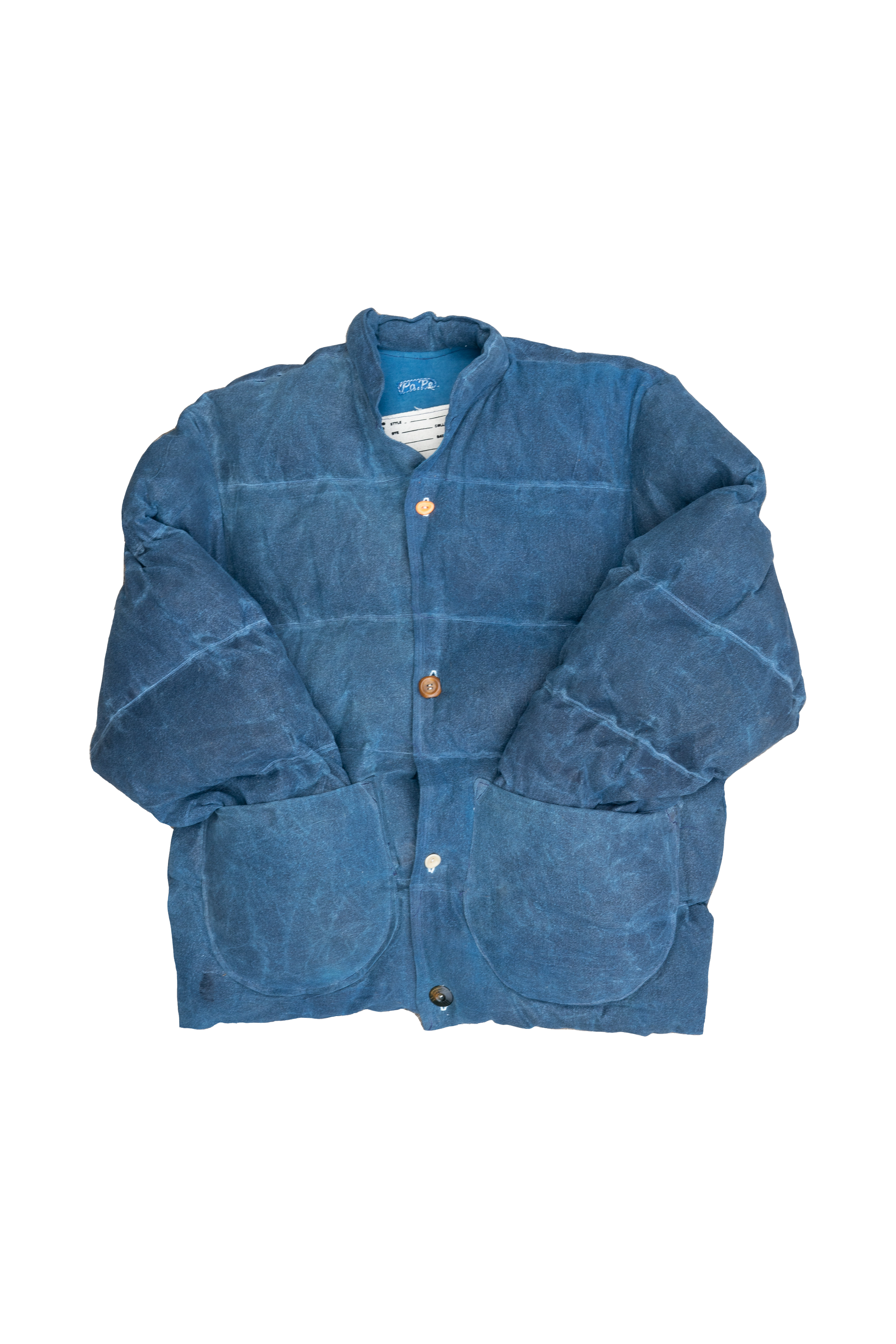 Puffer Coat - Indigo