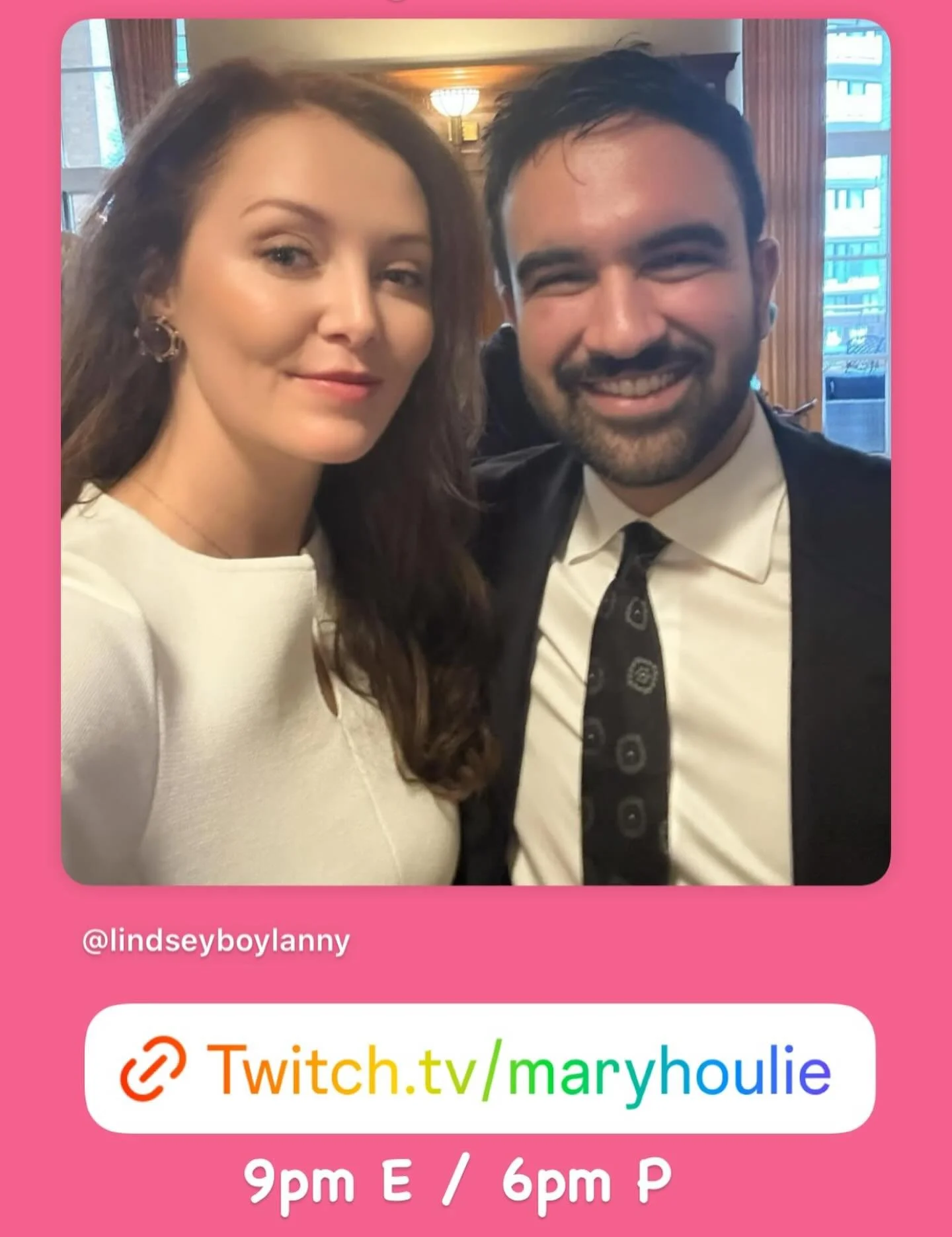 @lindseyboylanny is joining @maryhoulie on tonight&rsquo;s episode of #MaryPaintingParty! TONIGHT 6pm PT / 9pm ET @ twitch.tv/maryhoulie 🥳 link in bio!