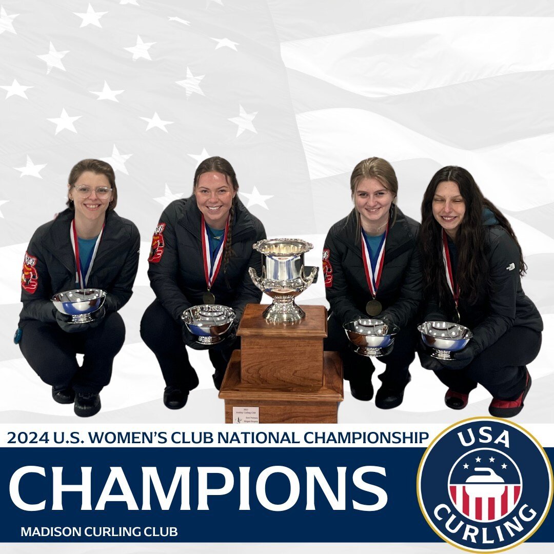 Team Schroeder from Madison Curling Club wins the gold medal at the 2024 Women&rsquo;s Club National Championship and automatically qualify for the Everest North American Club Curling Championships!