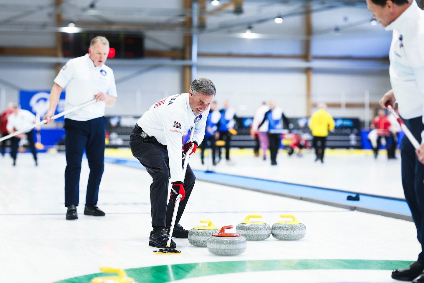 The World Senior Championships are well underway and USA is looking for spots in the playoffs. The U.S. Senior Men have a record of 3-1 and are sitting second in their pool. The USA Senior Women are 1-2 with two games left in pool play. 
GO USA 🇺🇸 