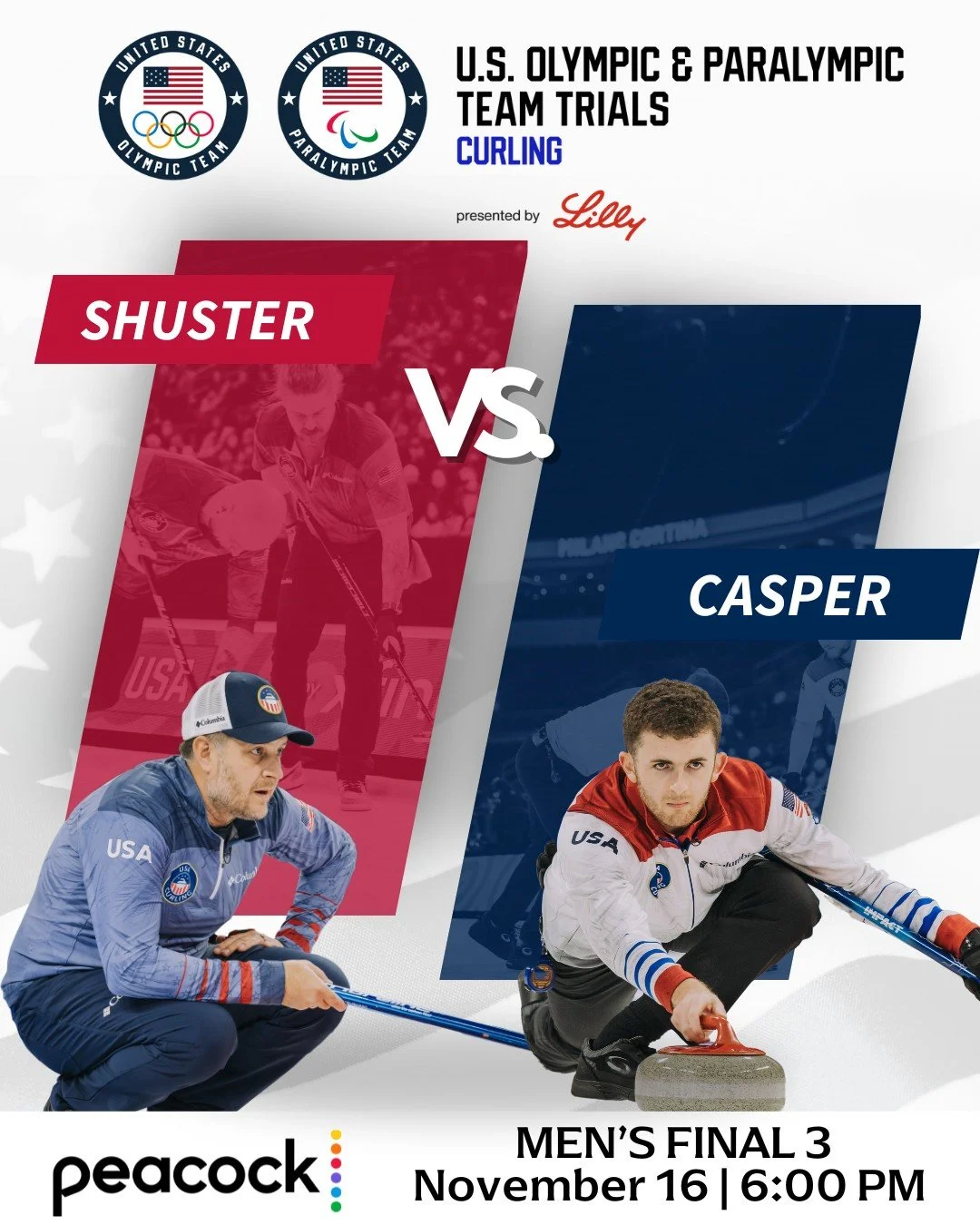 Winner takes it all. Tonight at 6:00 PM CT, Team Casper takes on Team Shuster in Game 3 of the best-of-three final. You won&rsquo;t want to miss this one. Tune in on Peacock and USA Network to watch live.