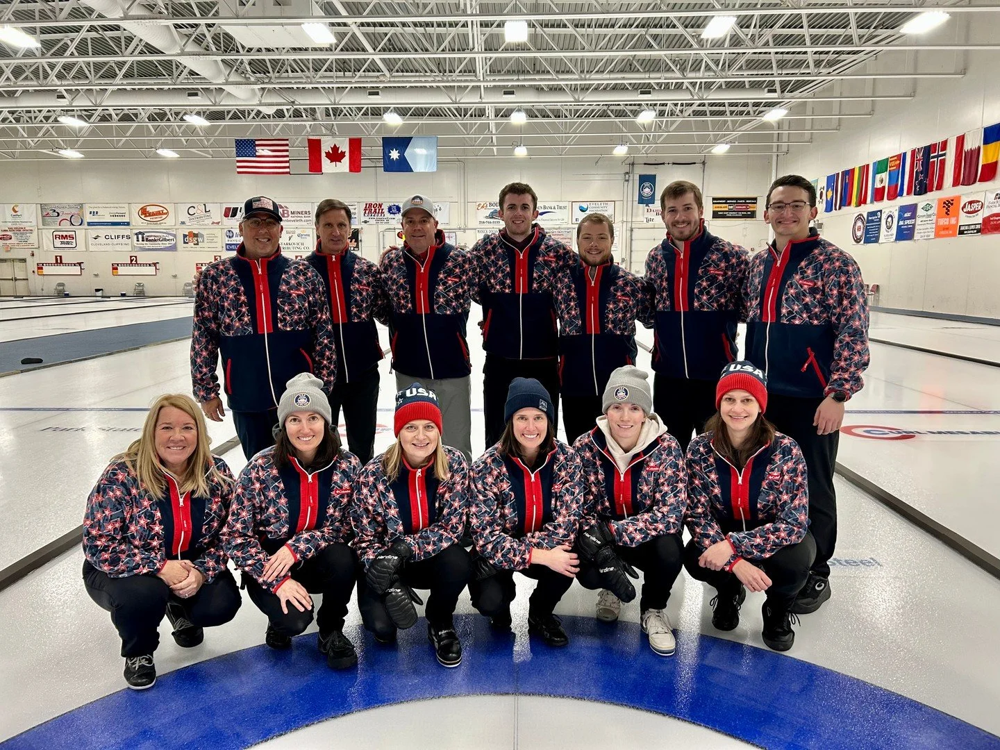 Big thank you to Curl Mesabi for providing world-class ice this weekend as our OQE and Olympic Teams wrapped up camp. The teams are prepared and ready to compete at the world level. We appreciate your continued support!
#TEAMUSA🇺🇸