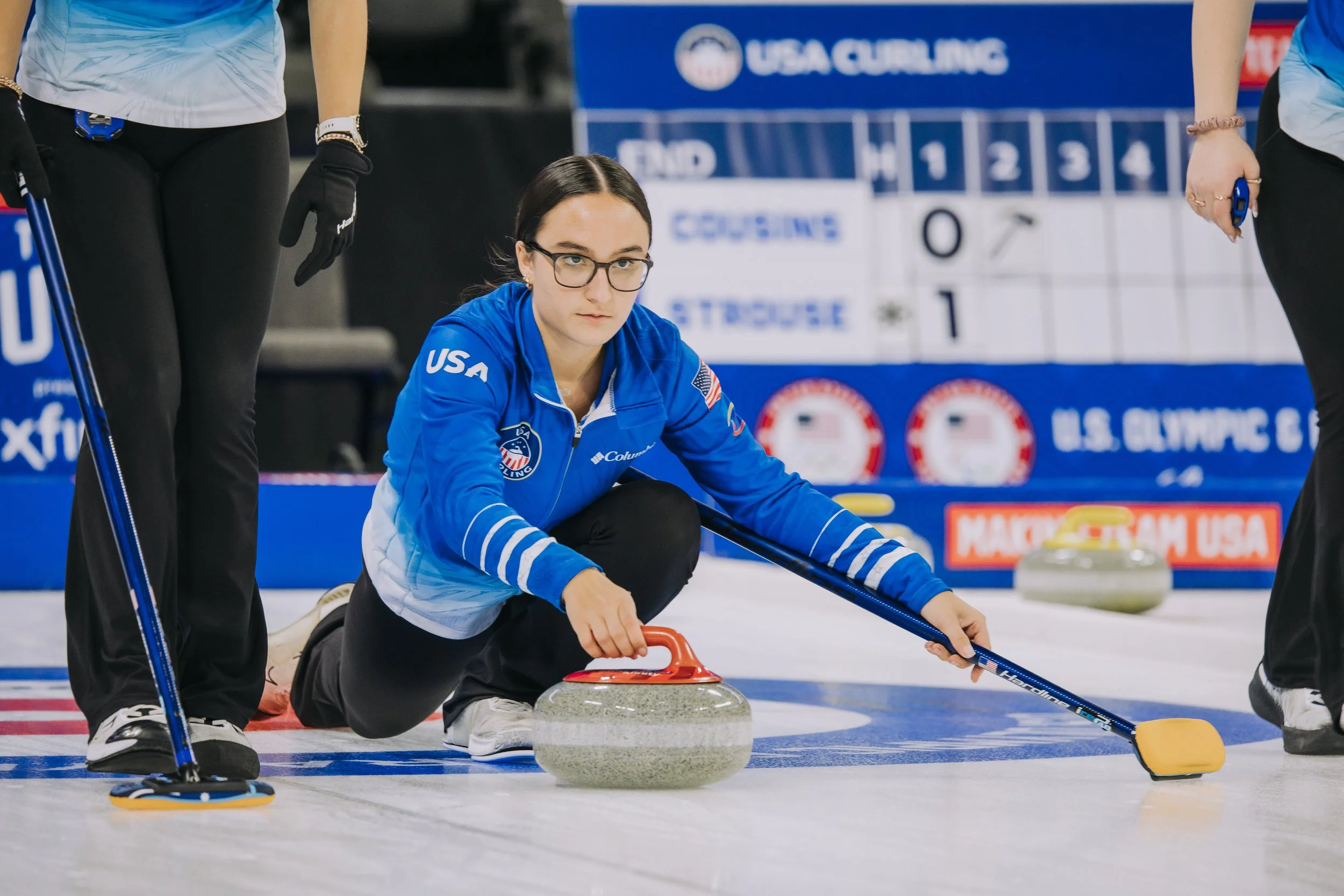 TEAM JOHNSON NOTCHES FIRST WIN FOR U.S. AT WORLD JUNIOR-B WOMEN’S CHAMPIONSHIP