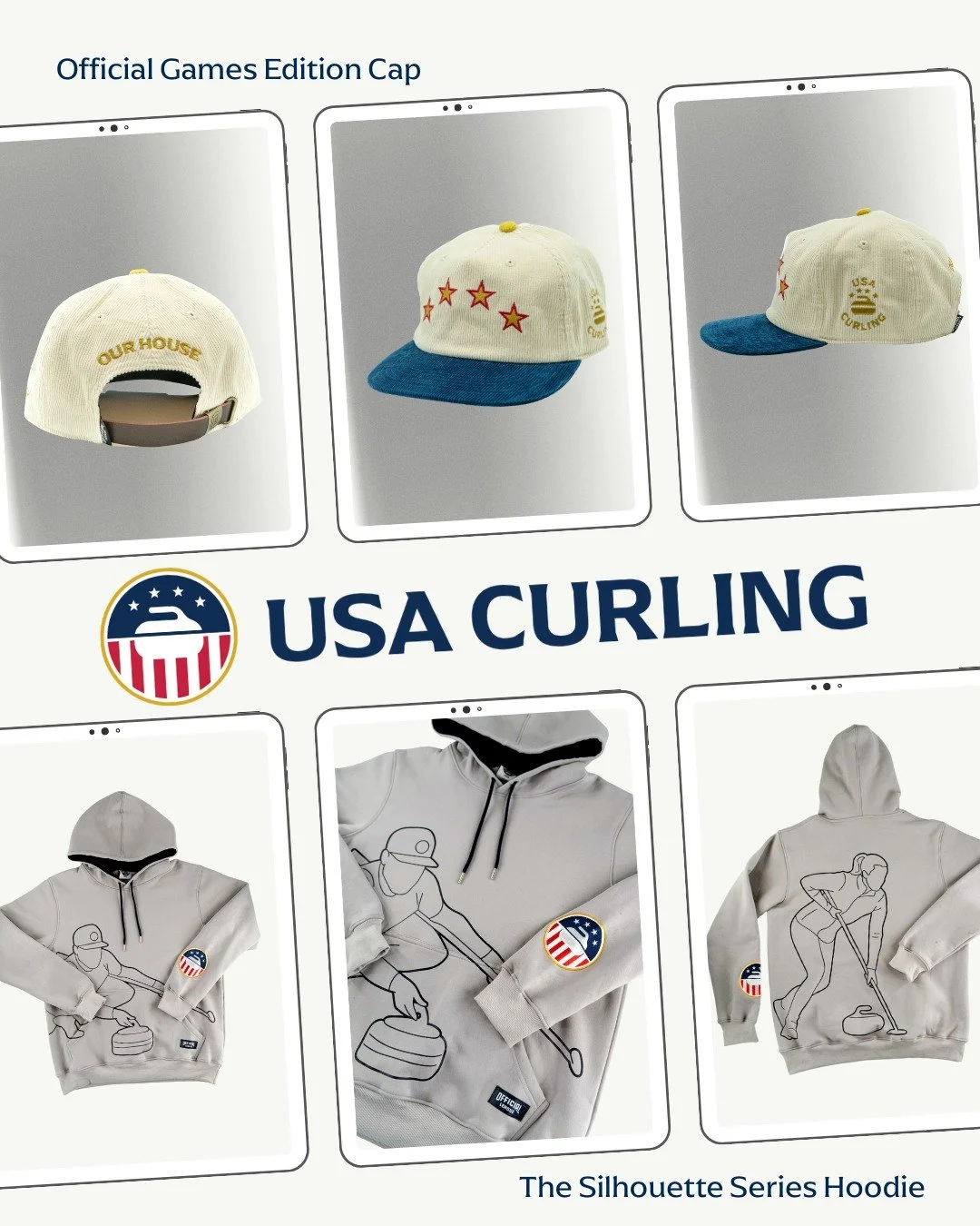 New drop: Games Edition Cap + Silhouette Series Hoodie. 🥌
Two USA Curling exclusives built to celebrate the athletes, the teams, and the spirit of curling. 🇺🇸