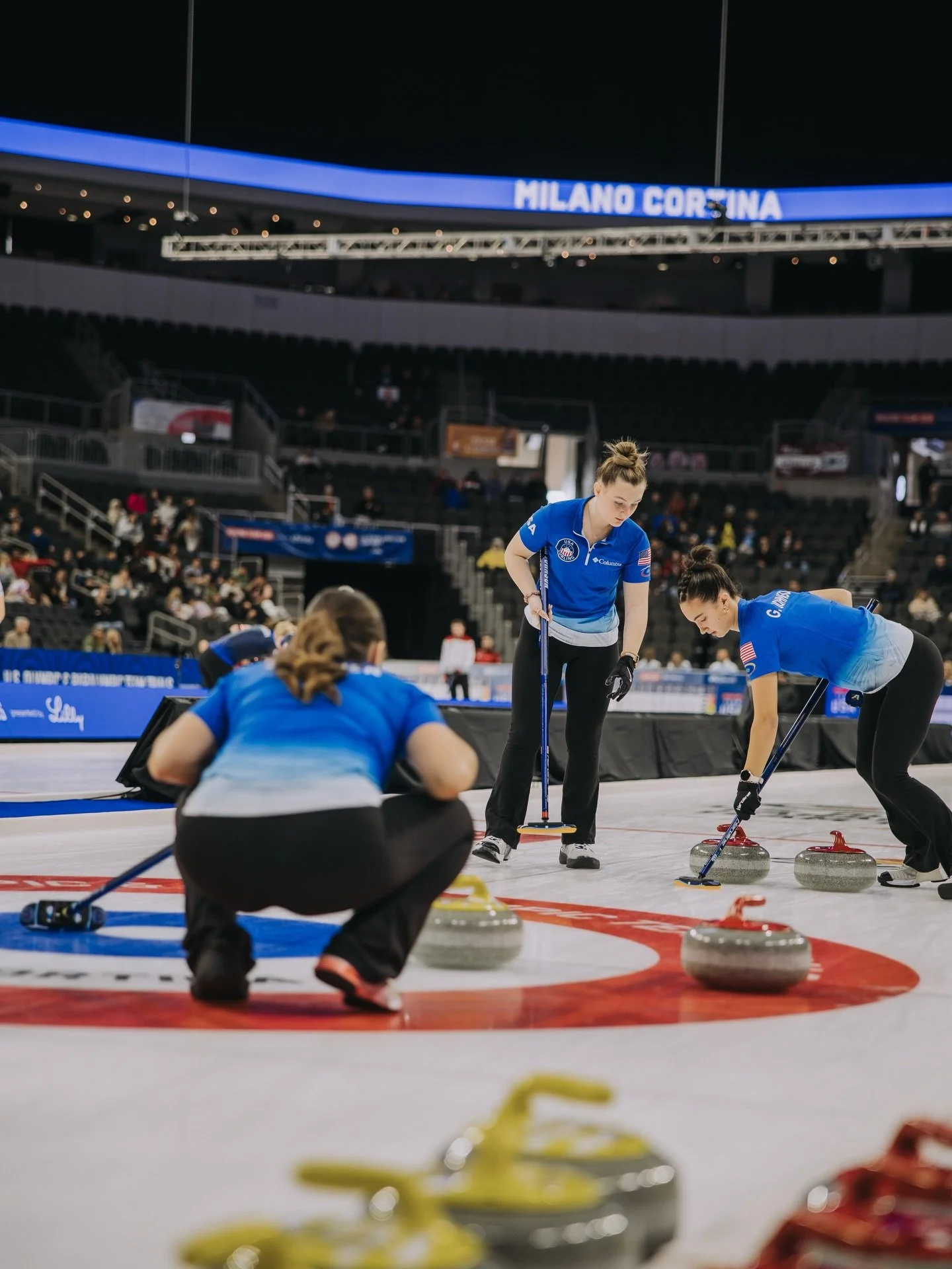 Team Johnson qualified for playoffs at the World Junior-B Championships! Let&rsquo;s go, Team USA!
Follow along on World Curlings website. 
📸 Michael Woolheater