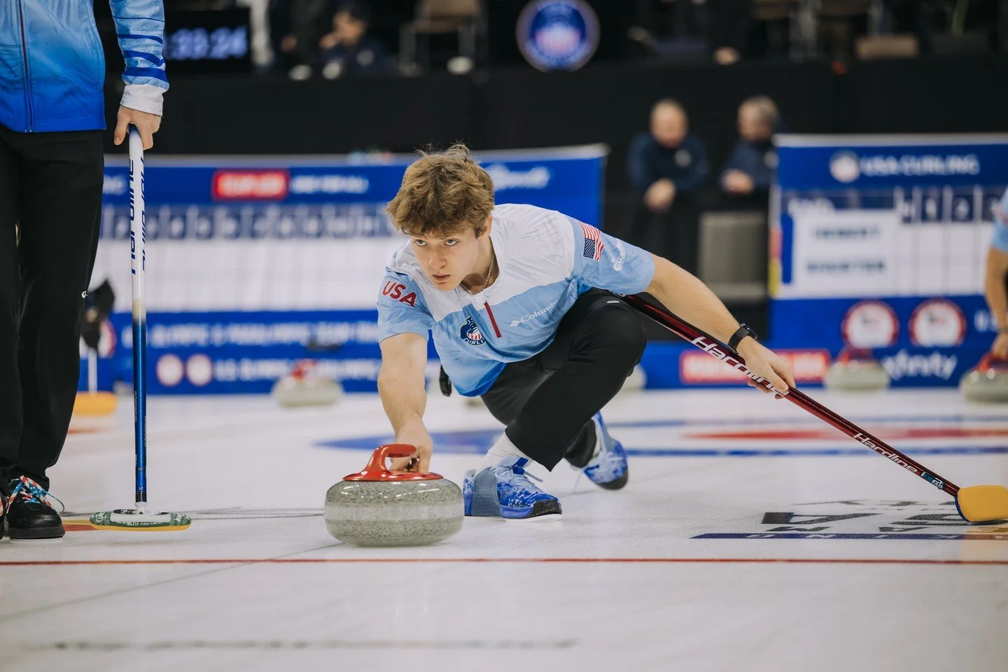 With a win over Australia, Team Hebert advances to the semifinals of the World Junior-B Championships! 🇺🇸
#GOUSA 
📸 Michael Woolheater