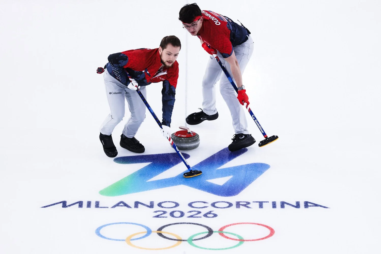 HISTORIC SHOWING FOR AMERICAN CURLING TEAMS IN CORTINA