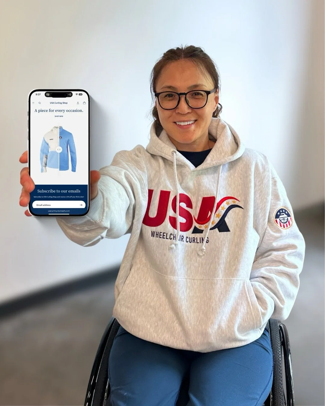 Explore a fresh, more intuitive shopping experience and be among the first to get merchandise featuring the newly updated USA Curling Wheelchair program logo. Every purchase supports programs from grassroots to elite level competition.