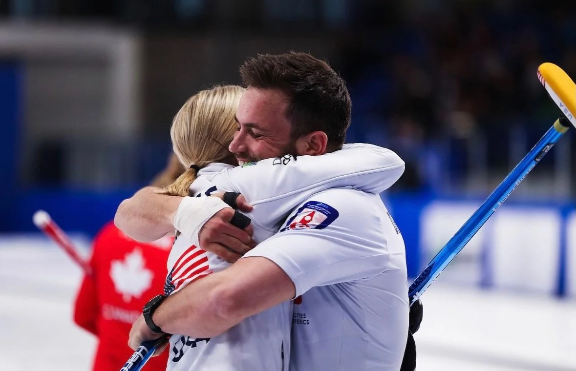Team Thiesse/Dropkin are playing for gold after securing a berth for the United States in the 2027 World Mixed Doubles Championship this January. 
Go USA 🇺🇸
