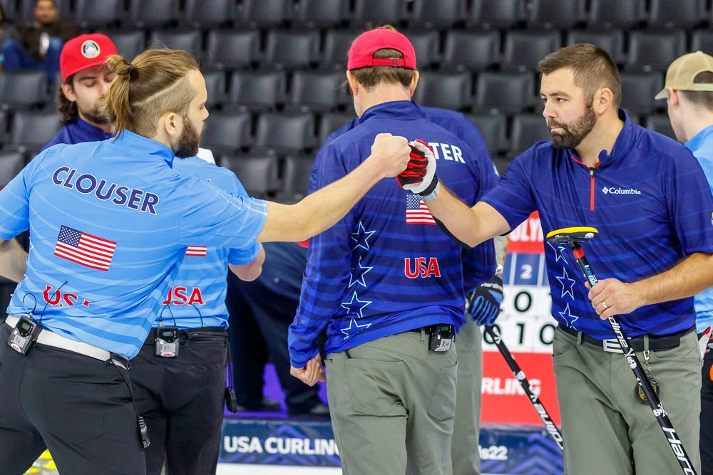 TEAM USA ADVANCE TO PLAYOFFS AT WORLD MEN'S CURING CHAMPIONSHIP 2022 — USA  CURLING