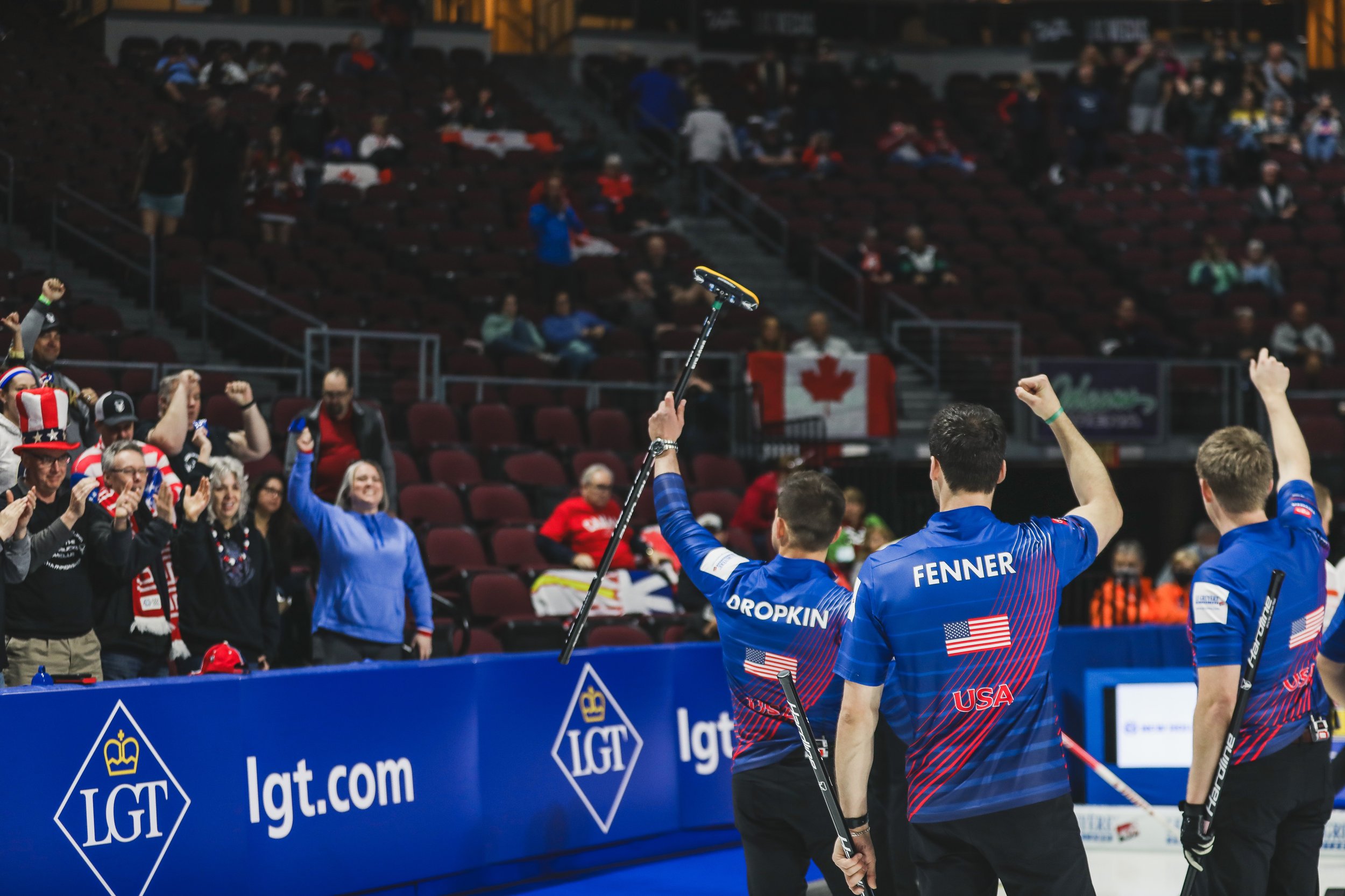 TEAM USA ADVANCE TO PLAYOFFS AT WORLD MEN'S CURING CHAMPIONSHIP 2022 — USA  CURLING