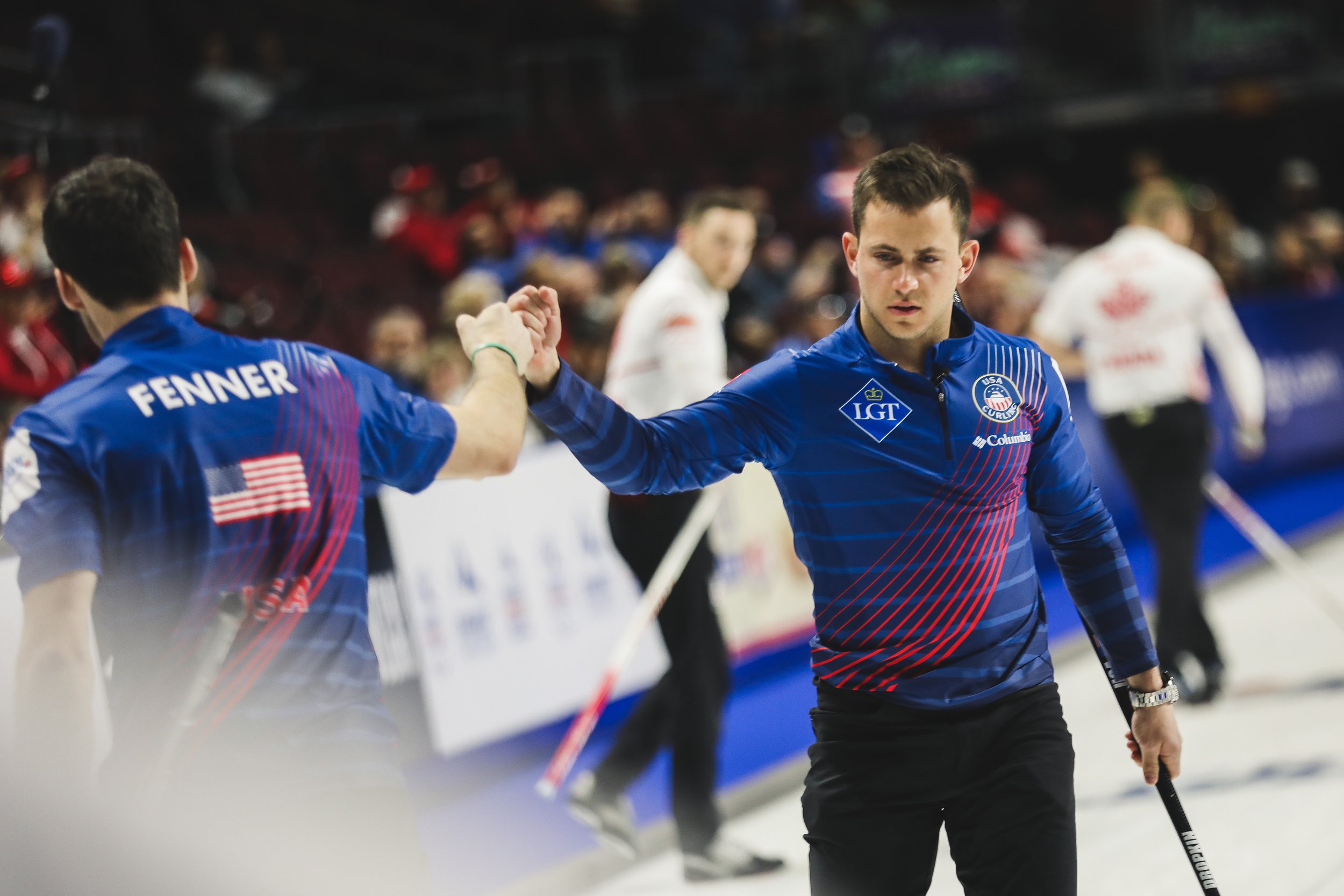 TEAM USA IN BRONZE MEDAL GAME AT WORLD MENS CURLING CHAMPIONSHIP 2022 — USA CURLING