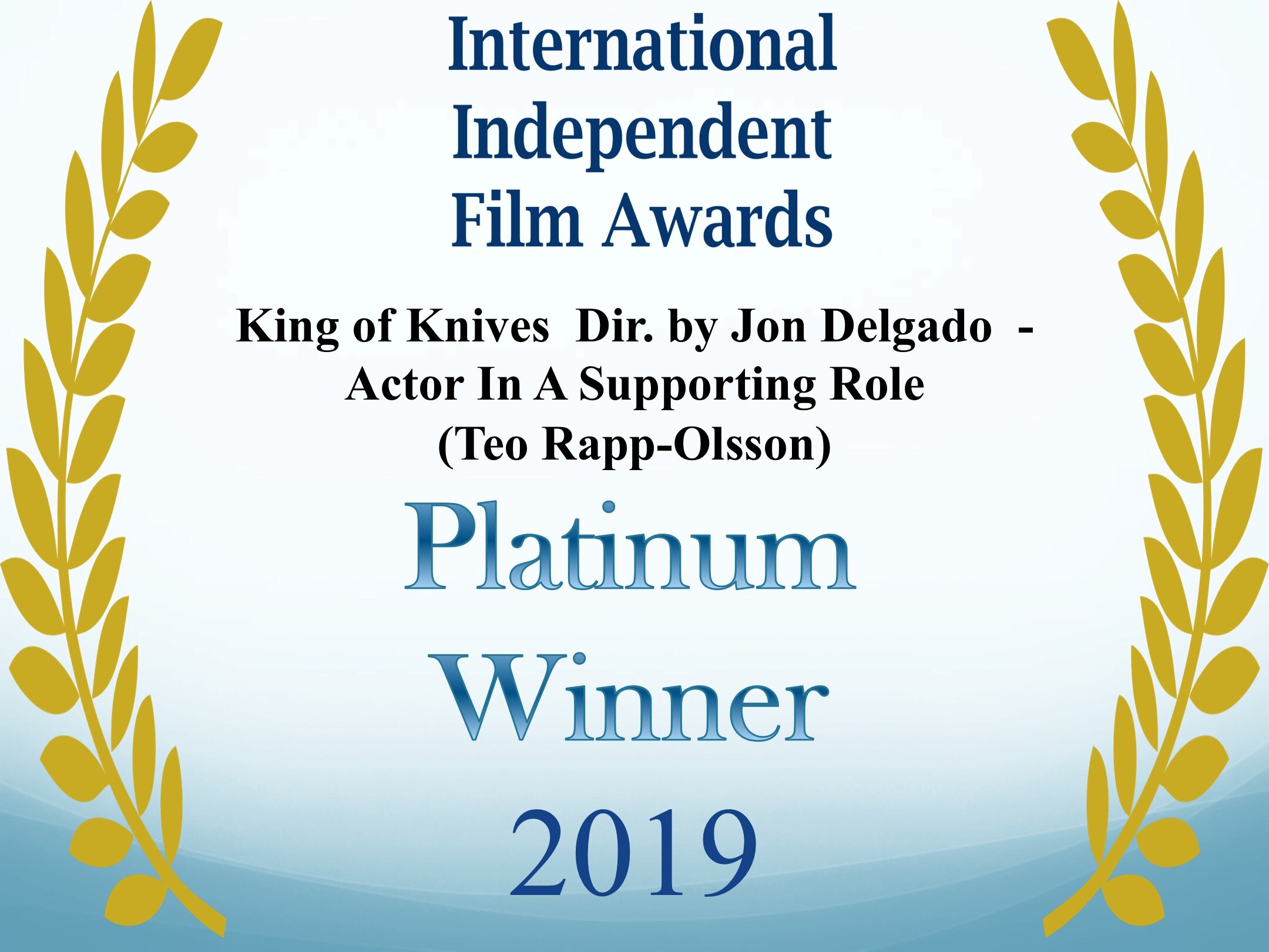 King of Knives  Dir. by Jon Delgado  - Actor In A Supporting Role (Teo Rapp-Olsson) .jpg