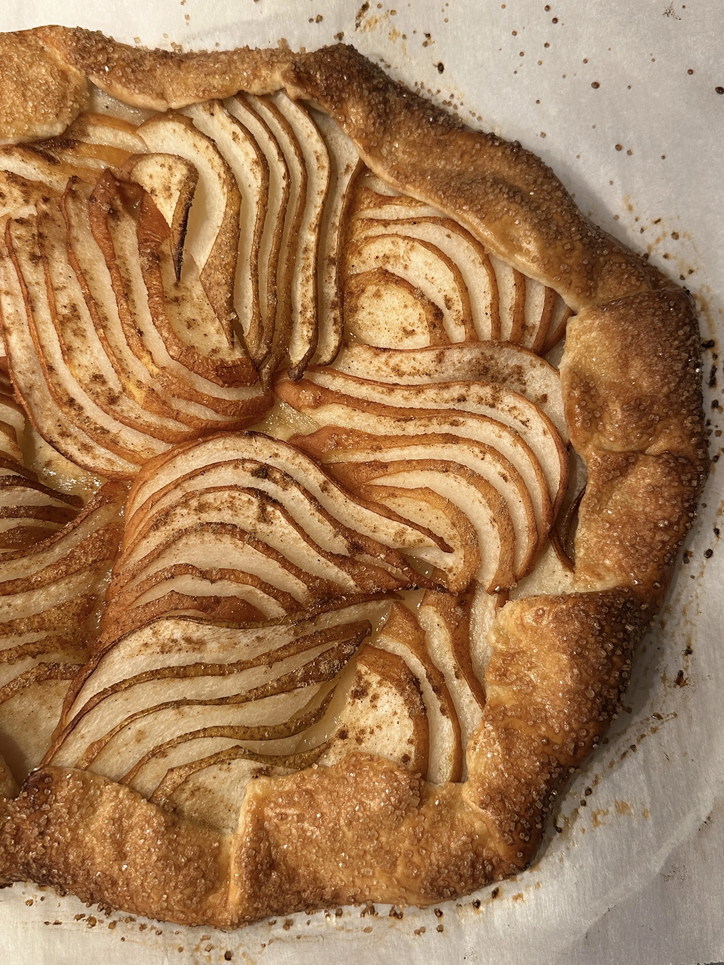 Chai Spiced Pear Crostata