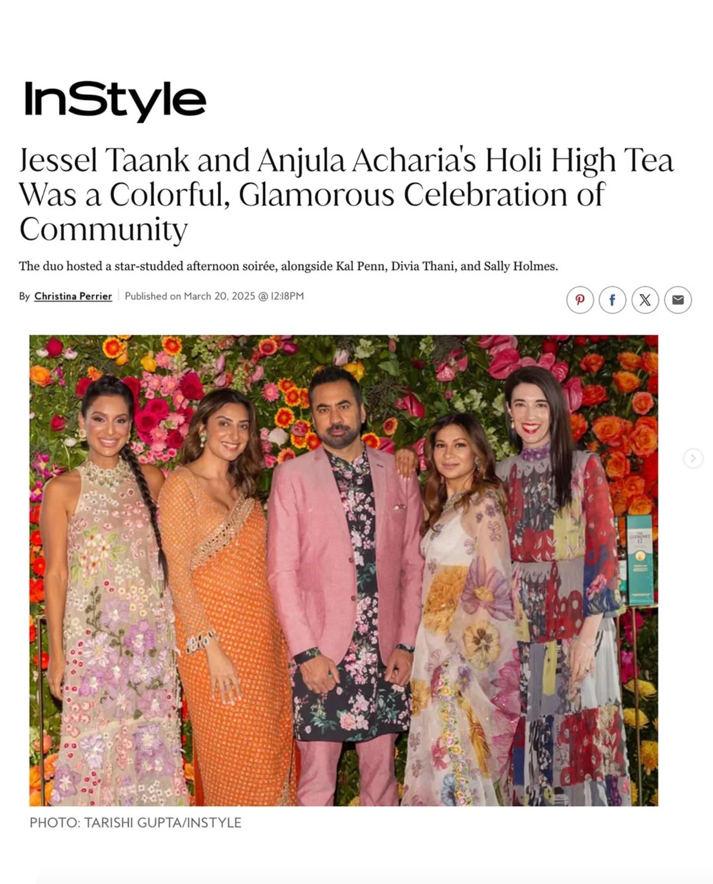 InStyle X Holi High Tea photographed by Tarishi Gupta 