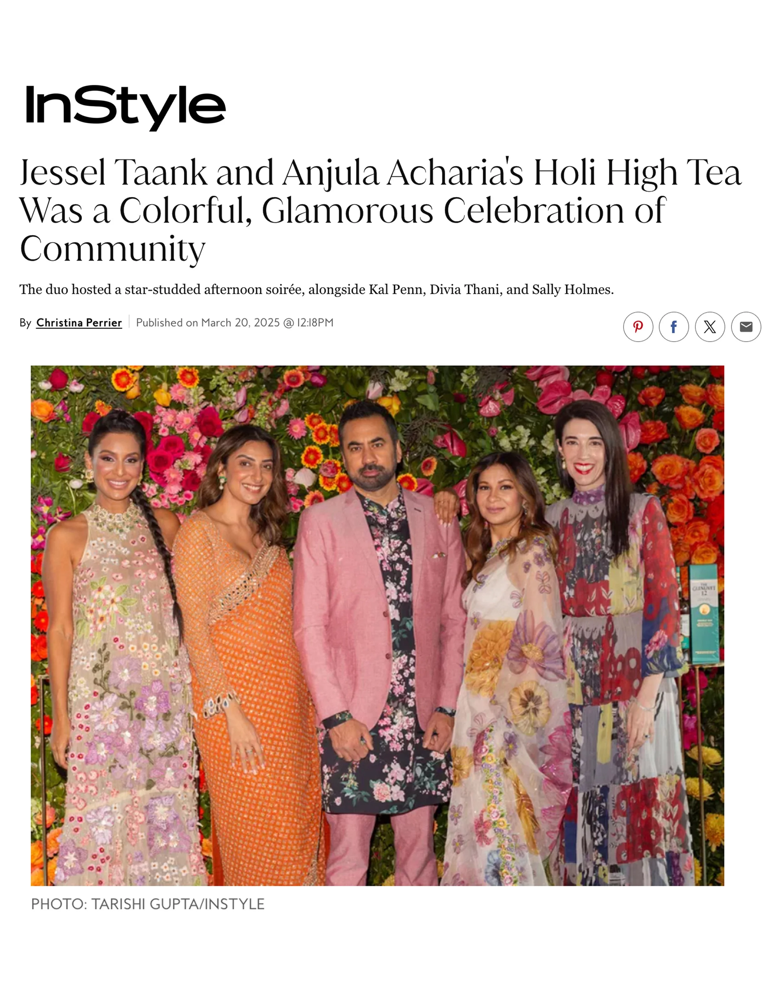 InStyle X Holi High Tea photographed by Tarishi Gupta 