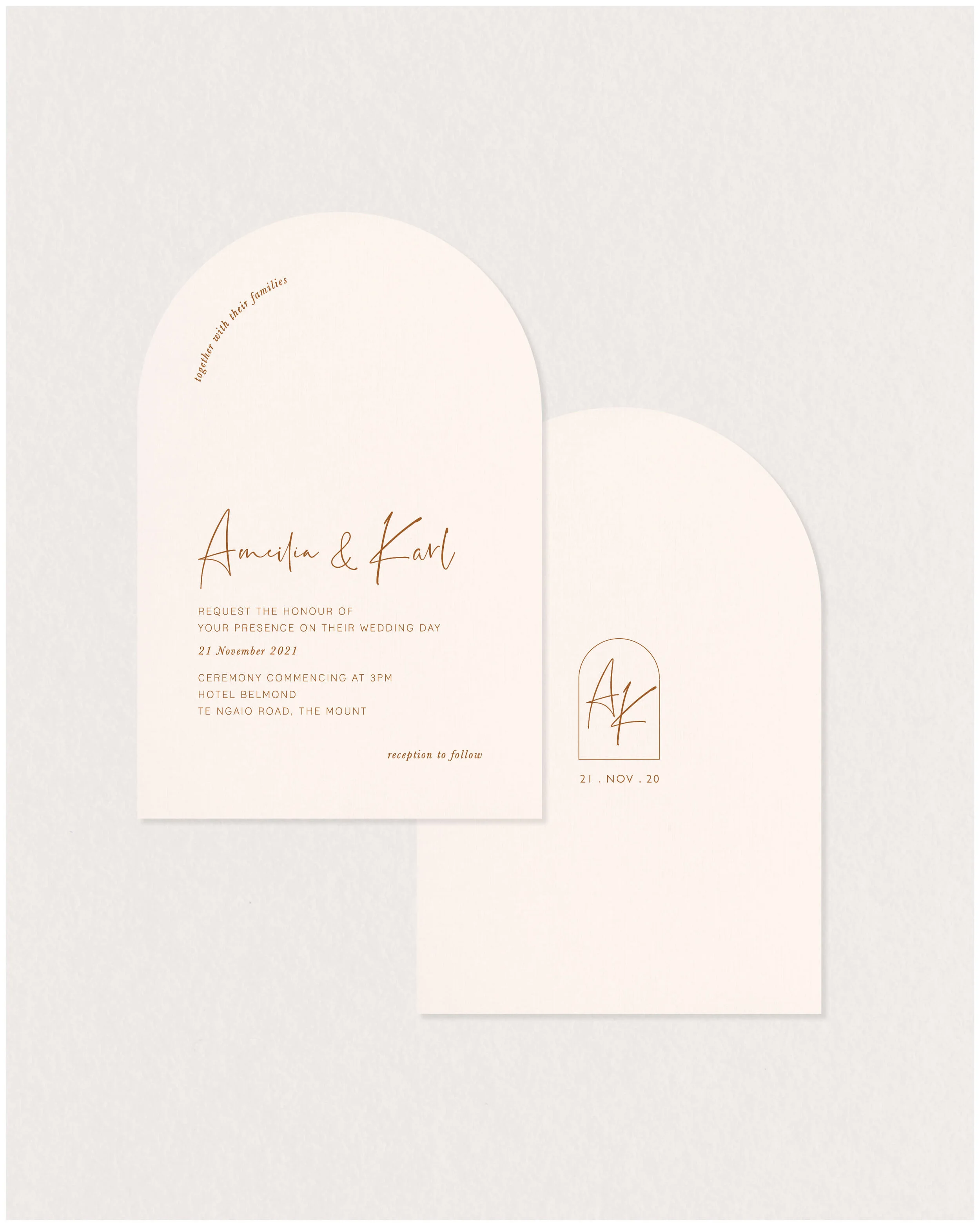 Arch Wedding Invitation