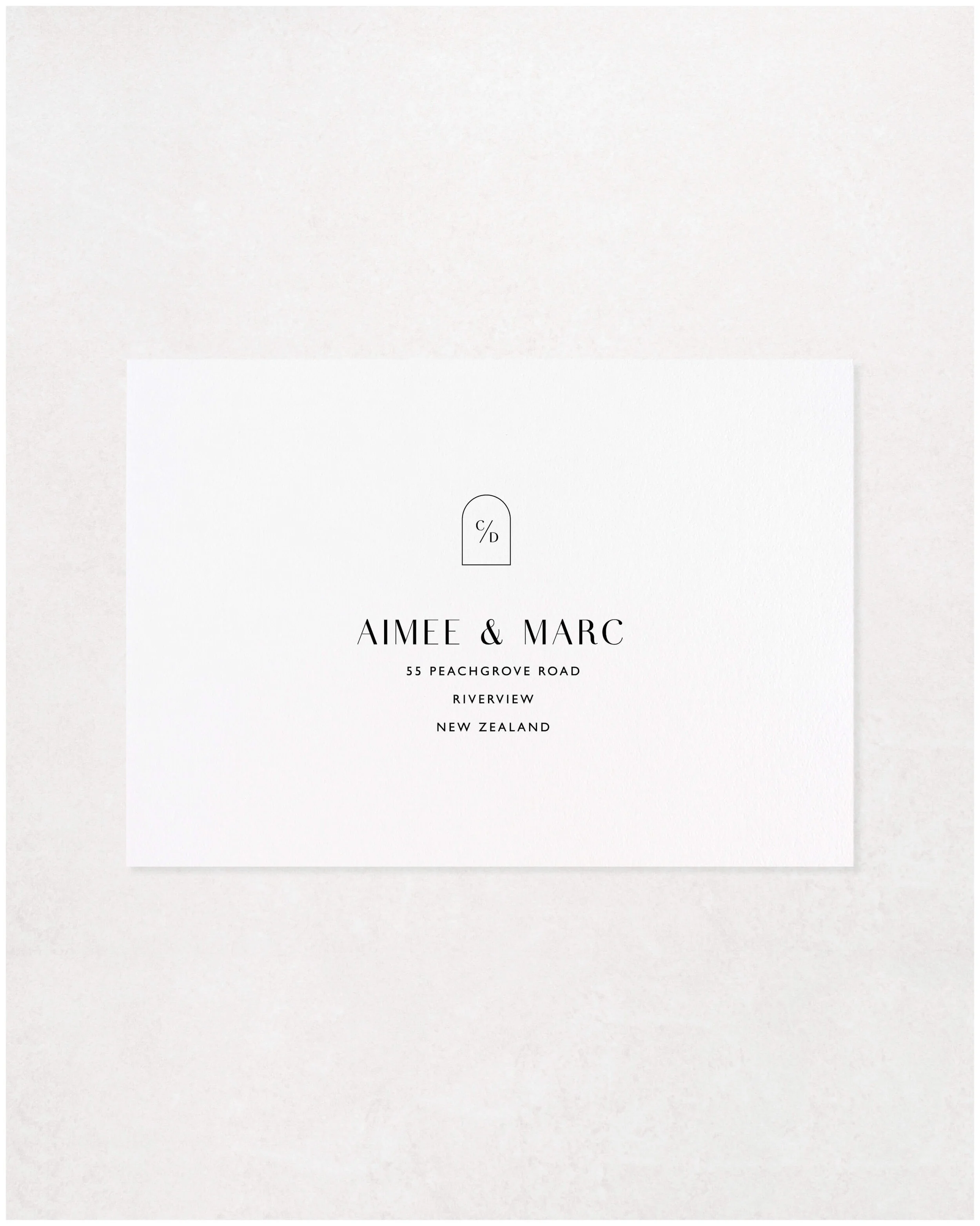 Printed Guest Address Envelope