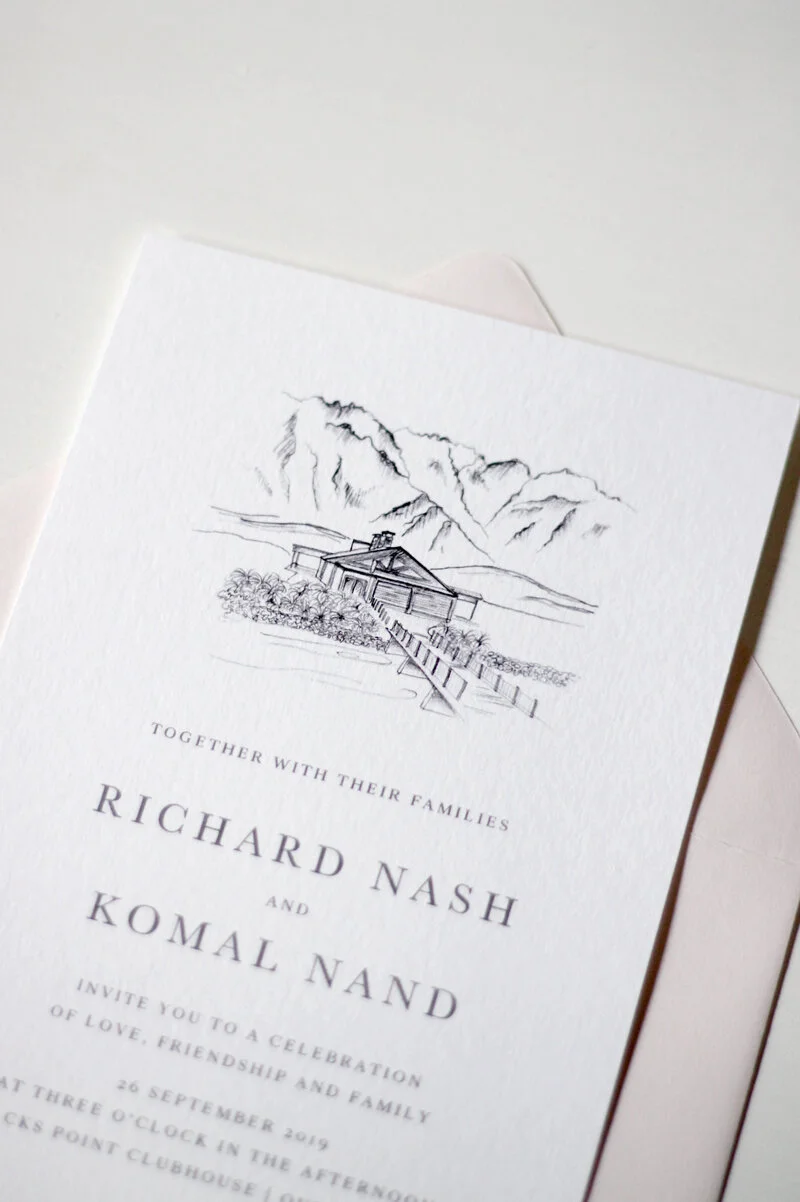 Venue Sketches - Custom Wedding Location Illustrations