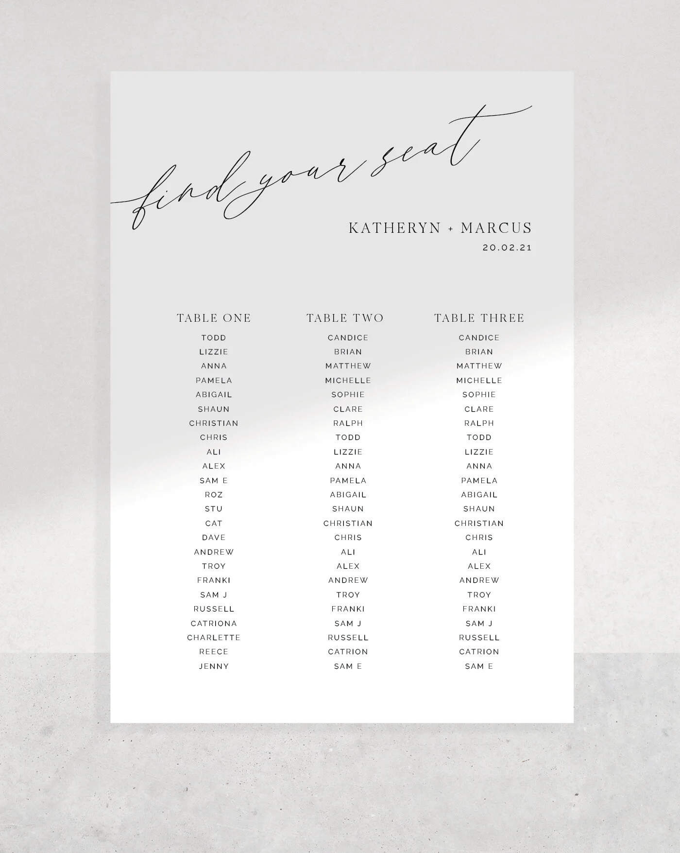 Just My Type Wedding Invitation Stationery NZ Wildflower Sketch Botanical Modern Romantic Bold Typography Calligraphy 11.jpg