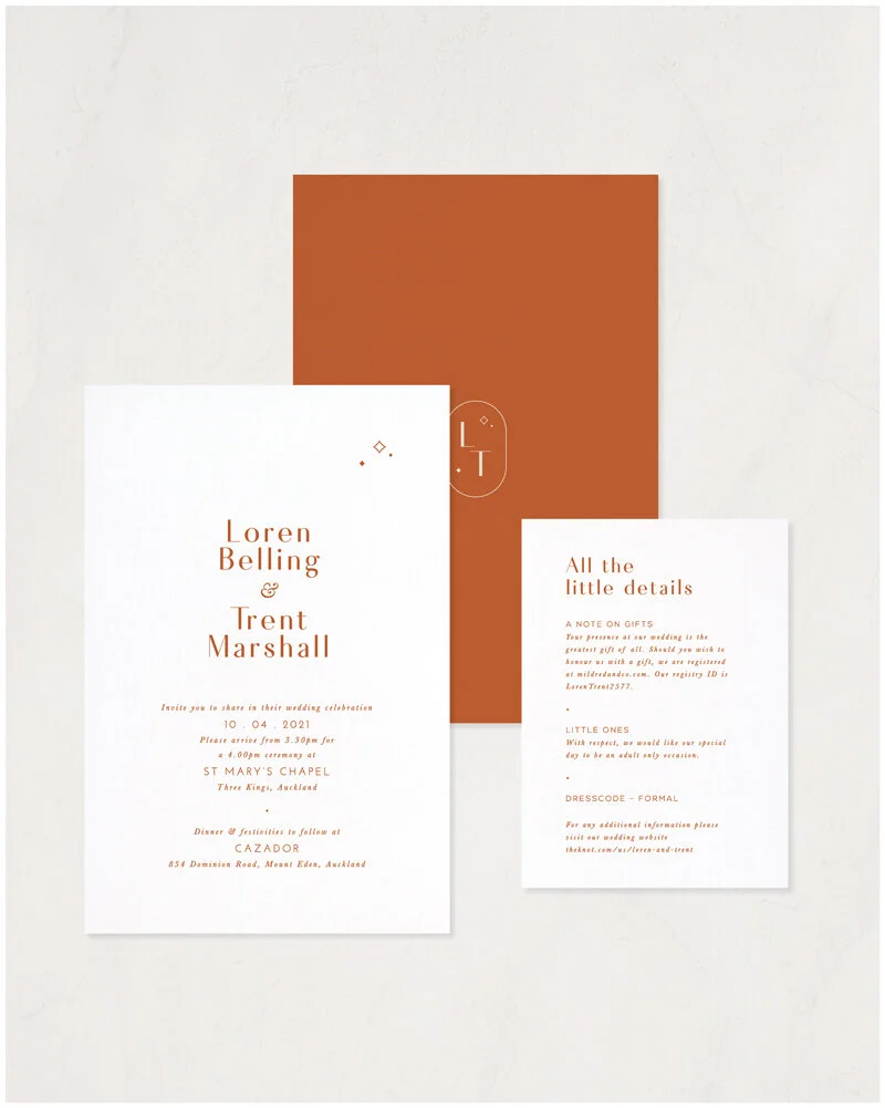 Just-My-Type-Wedding-Invitation-Stationery-NZ-Modern-Romantic-Minimal-Monogram-Organic-Star-Boho-Rust-Burnt-Orange-Blush-3.jpg