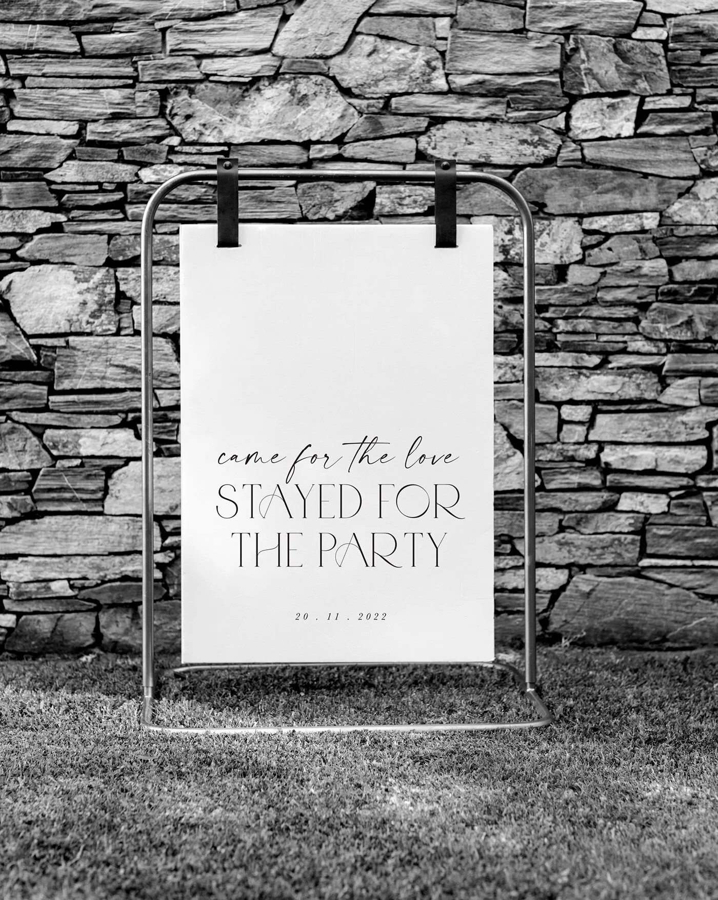 Welcome Sign Quote Just My Type Wedding Invitation Stationery Bold Modern Elegant Classic Minimal Organic Curve Arch19.jpg